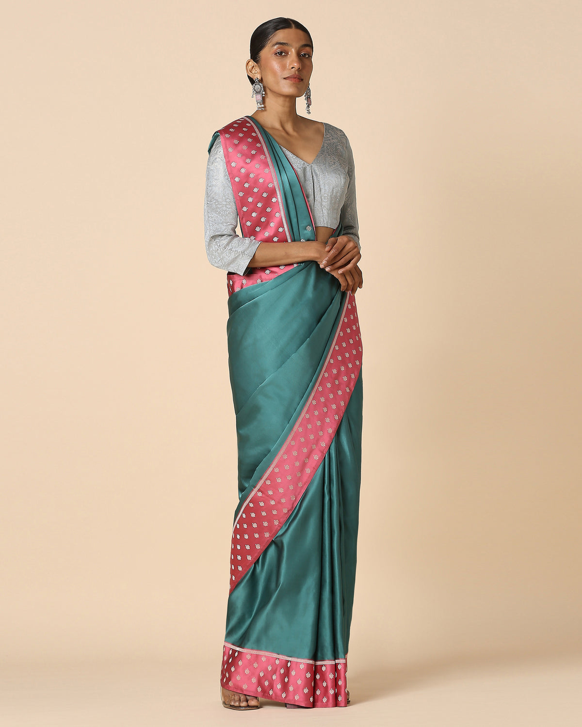 Harleen Banarasi Tanchoi And Kadwa Silk Saree