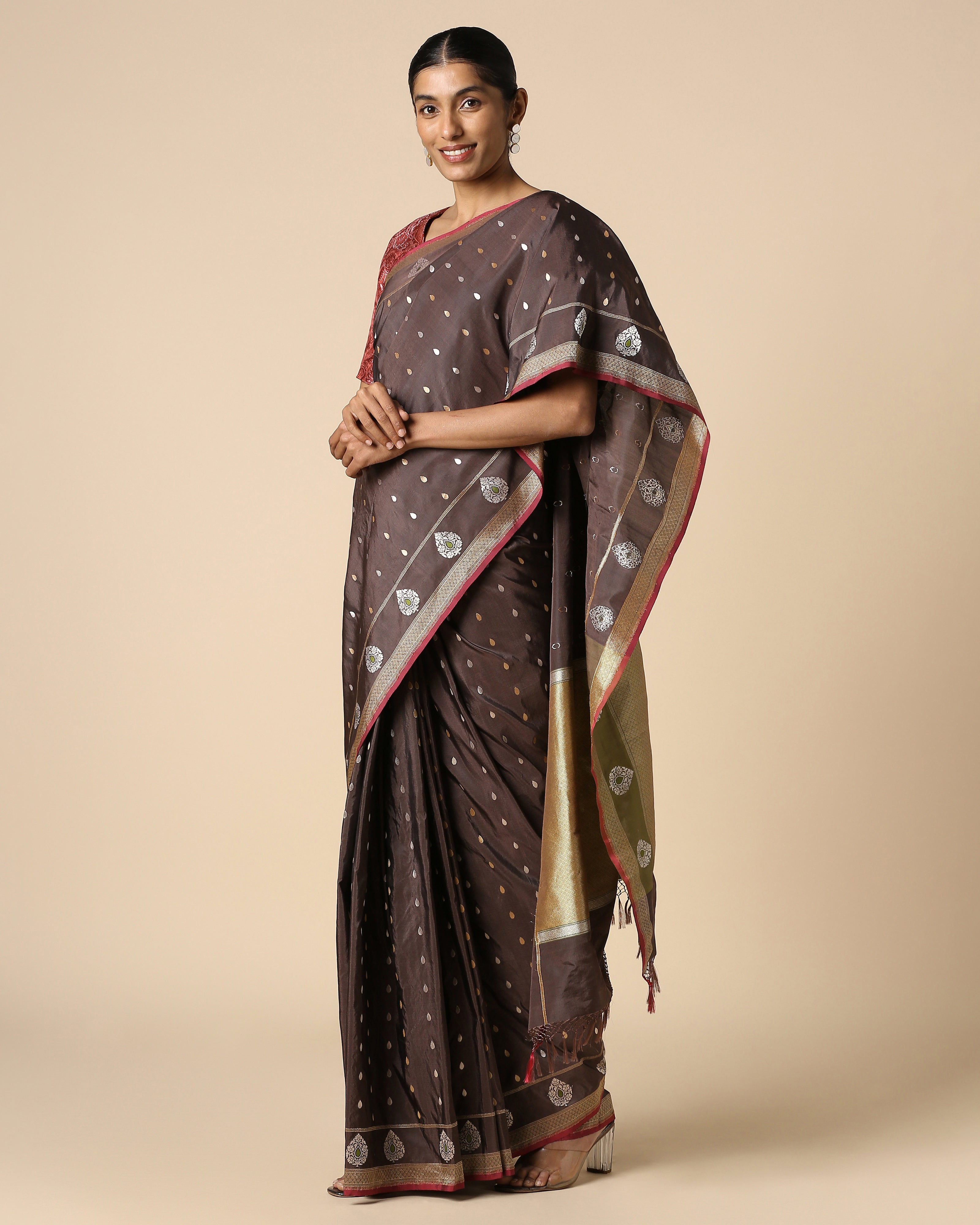 Jyoti Banarasi Cutwork Silk Saree