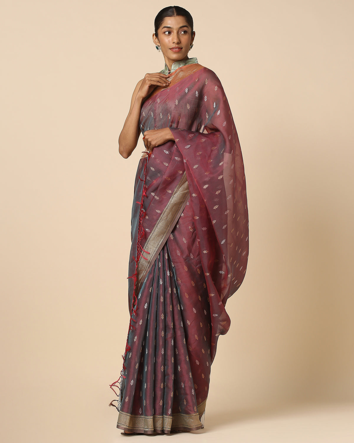 Mehak Banarasi Jamdani Silk Cotton Saree