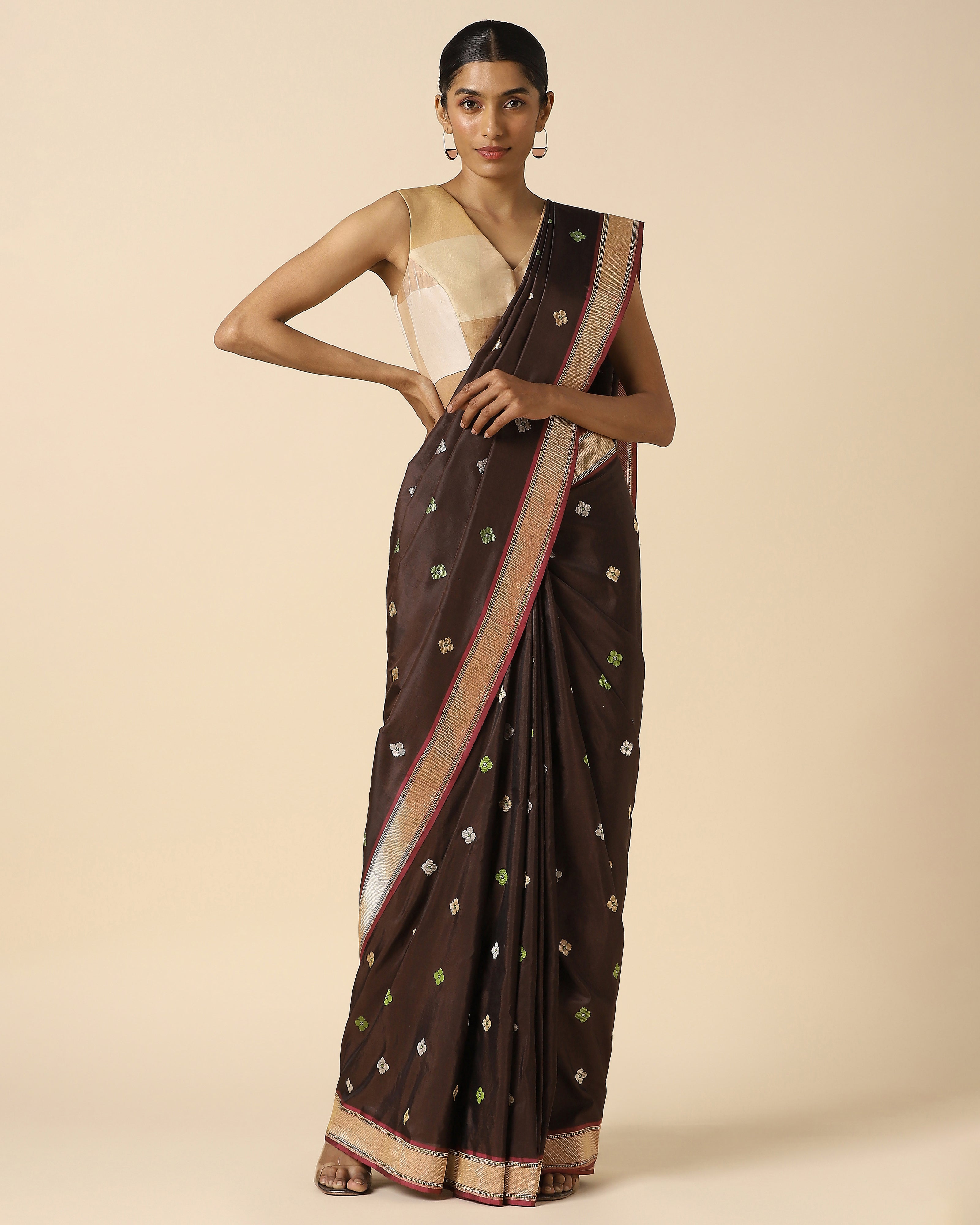 Anikha Banarasi Kadwa Silk Saree