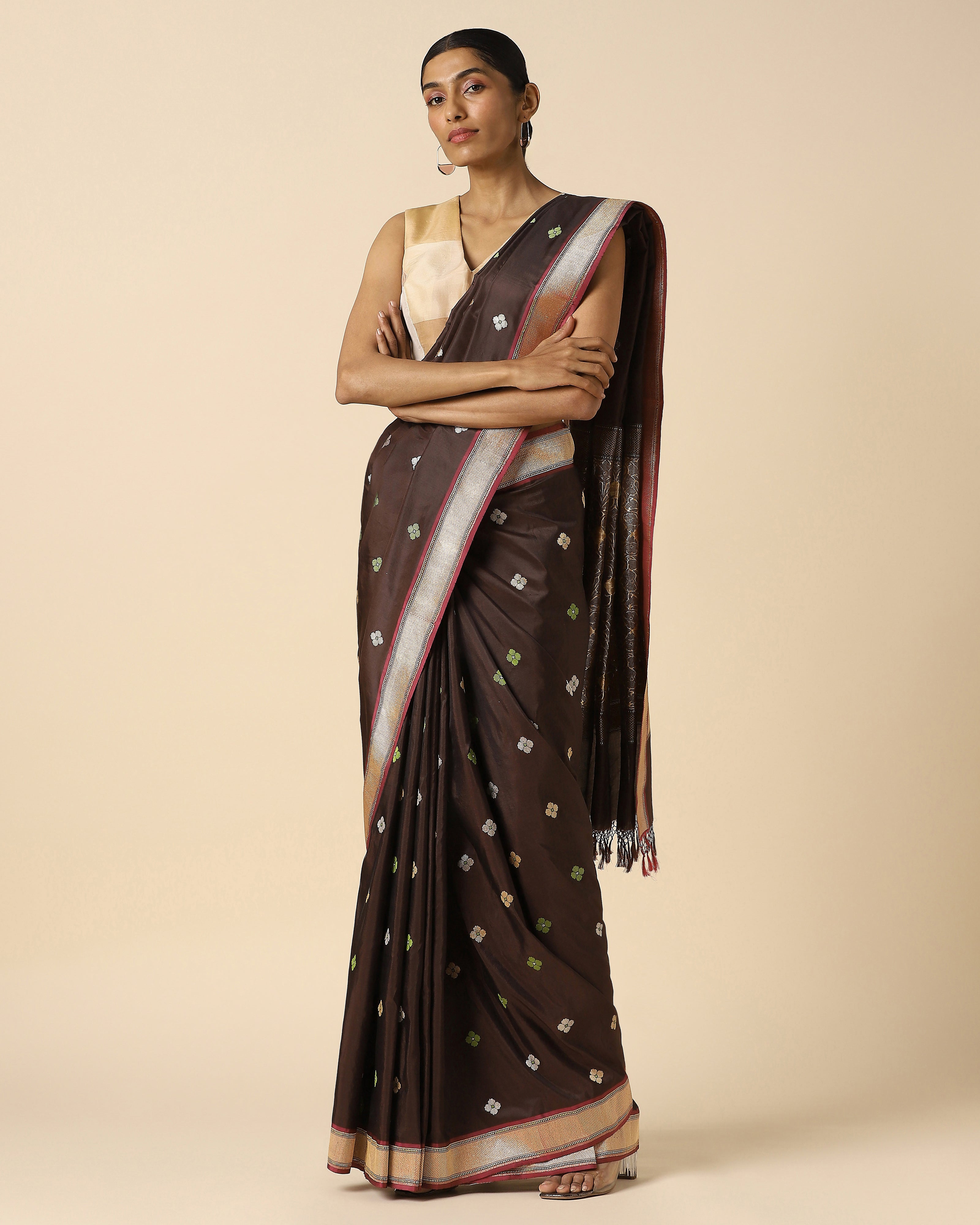 Anikha Banarasi Kadwa Silk Saree