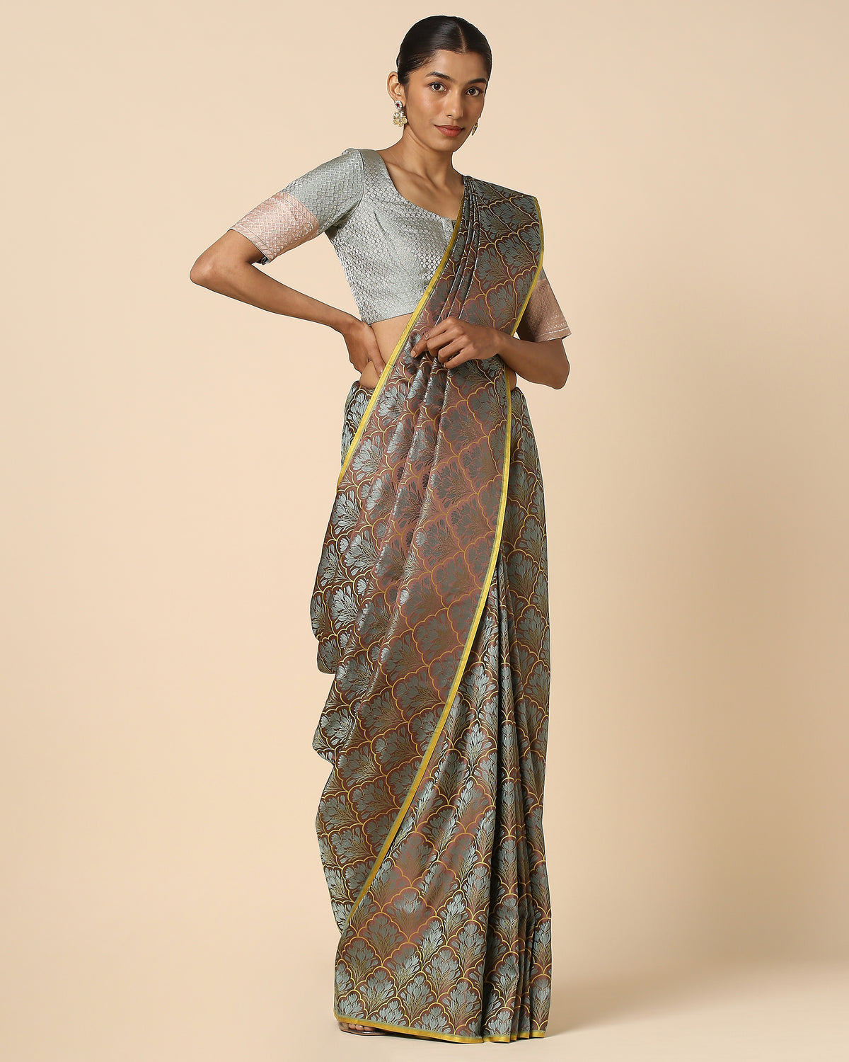 Siya Banarasi Tanchoi Silk Saree