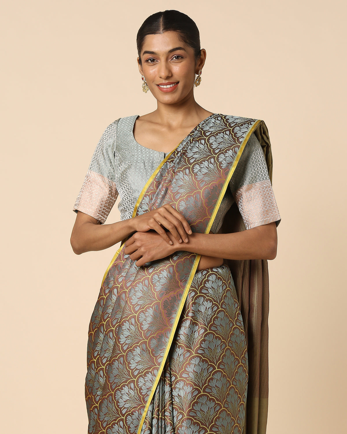 Siya Banarasi Tanchoi Silk Saree