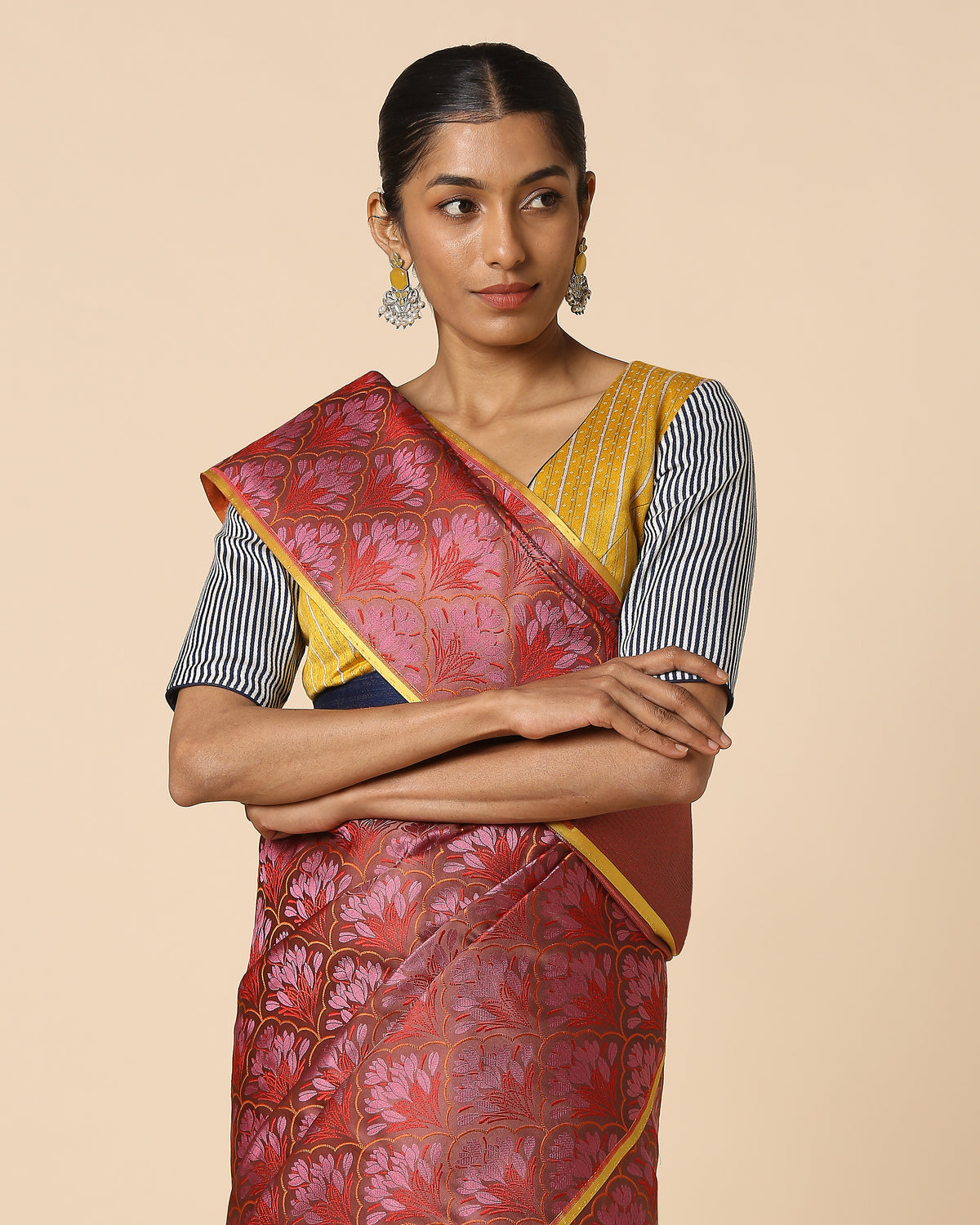Siya Banarasi Tanchoi Silk Saree