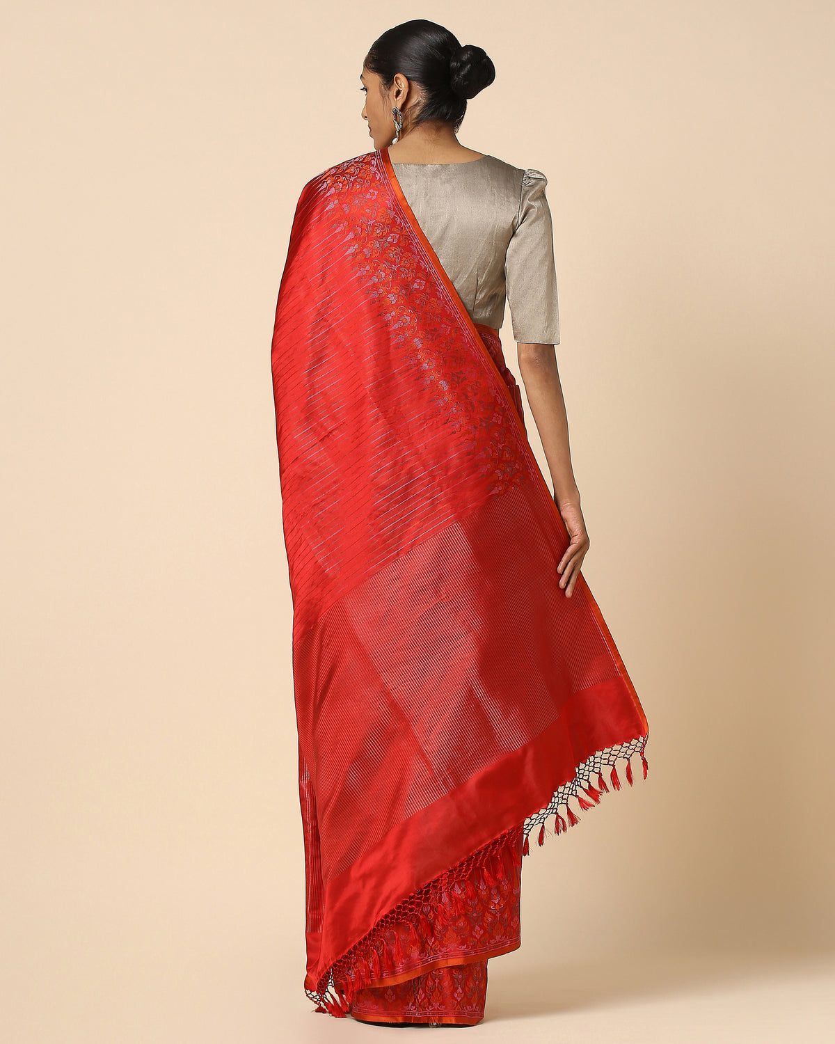 Nalin Banarasi Tanchoi Silk Saree