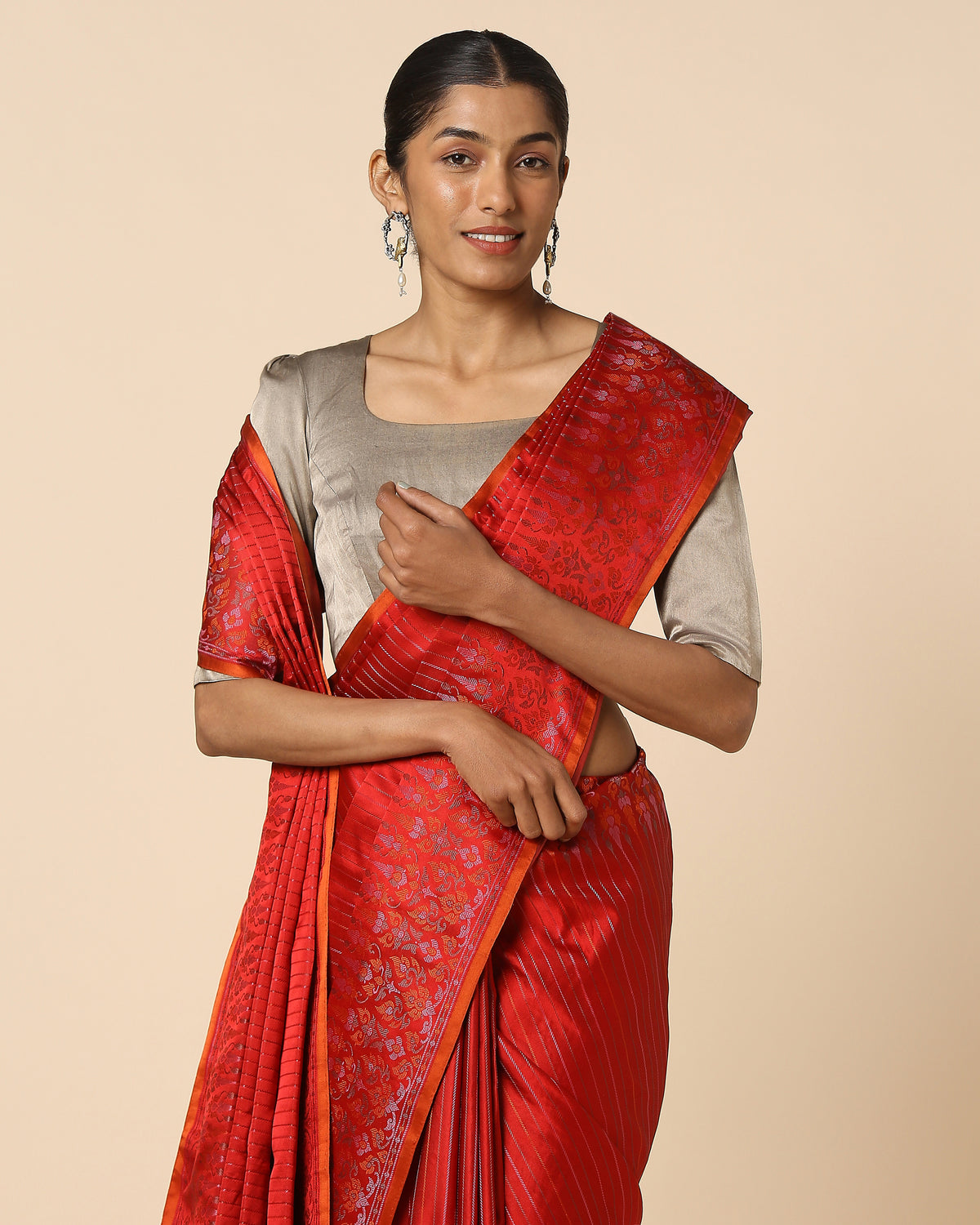 Nalin Banarasi Tanchoi Silk Saree