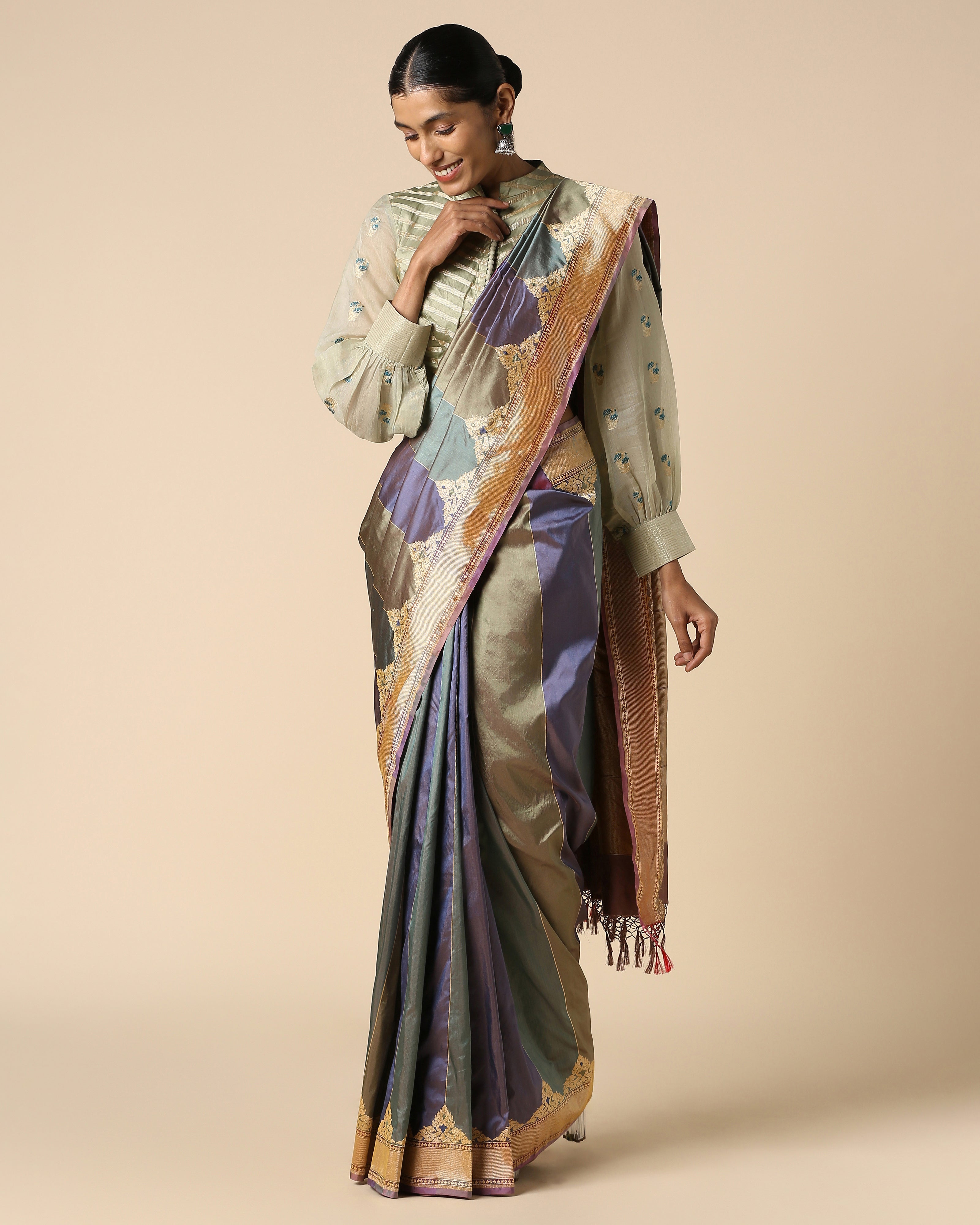 Darina Banarasi Kadwa Silk Saree