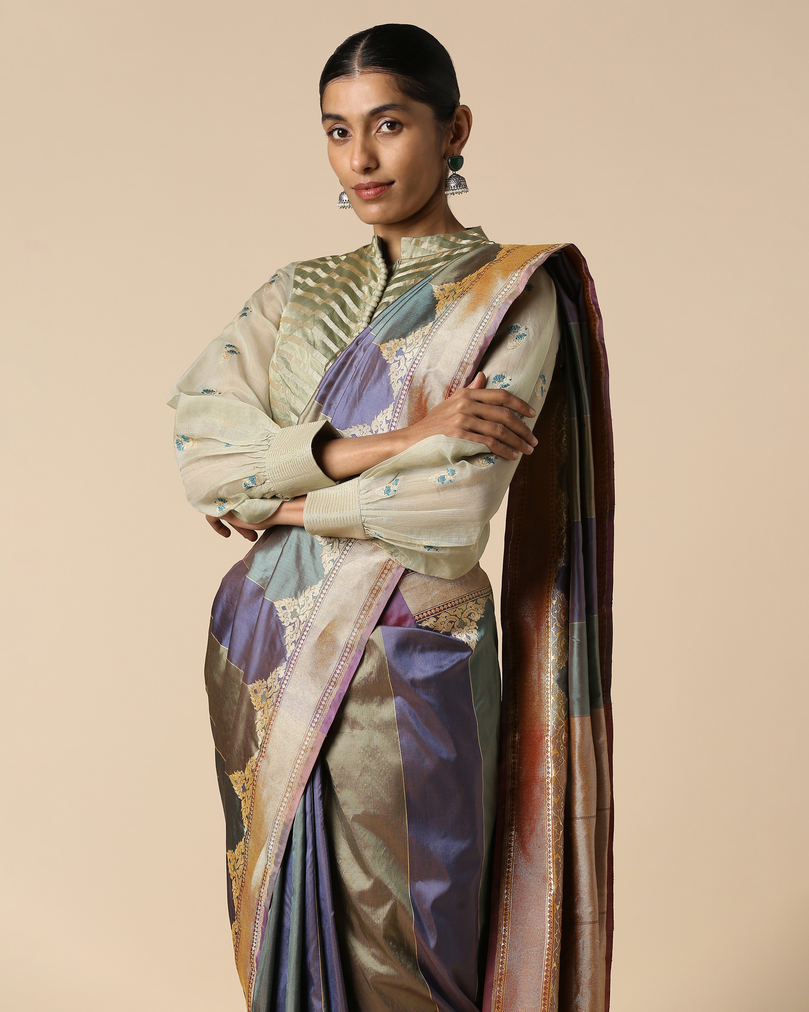 Darina Banarasi Kadwa Silk Saree