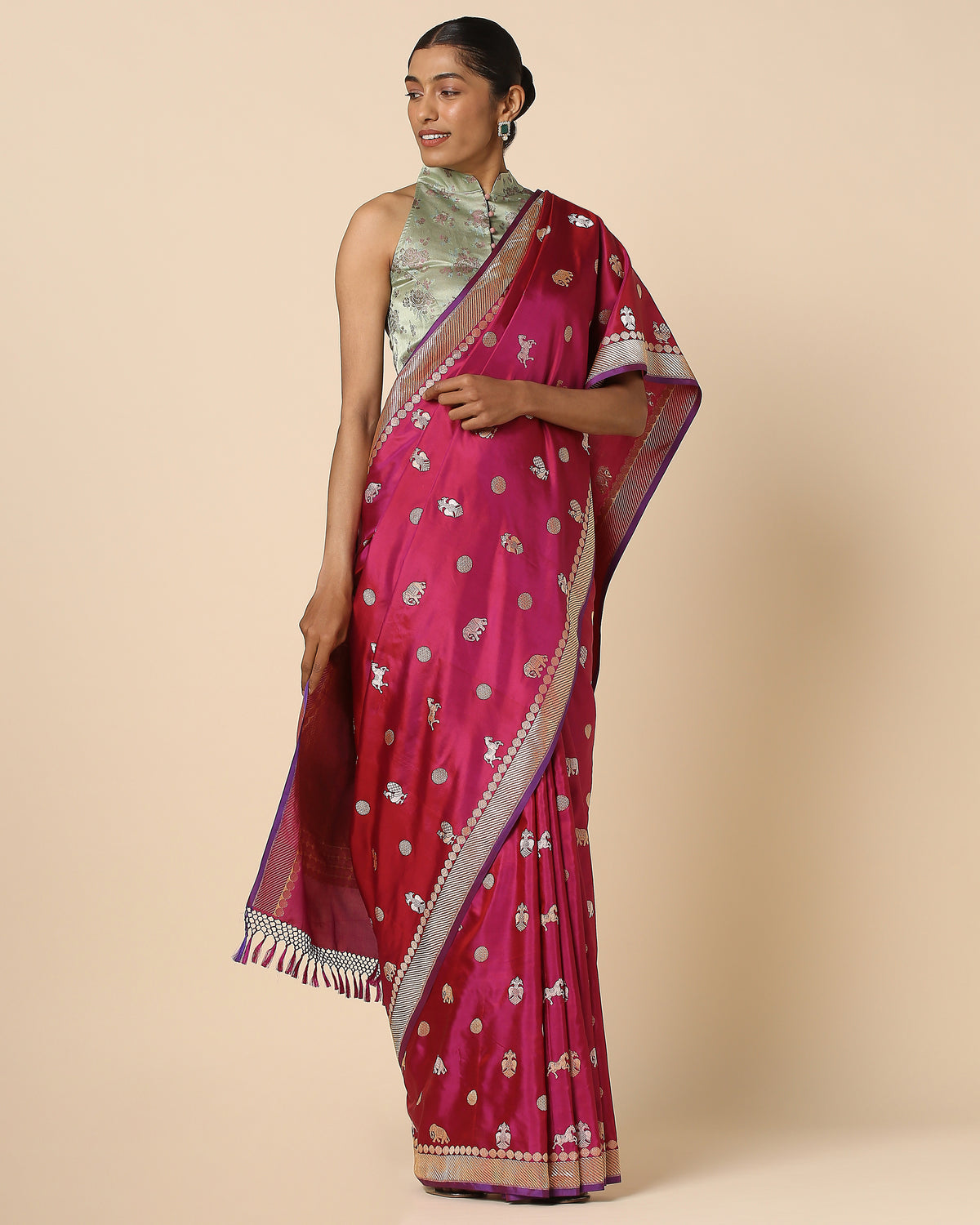 Manorama Banarasi Kadwa Silk Saree