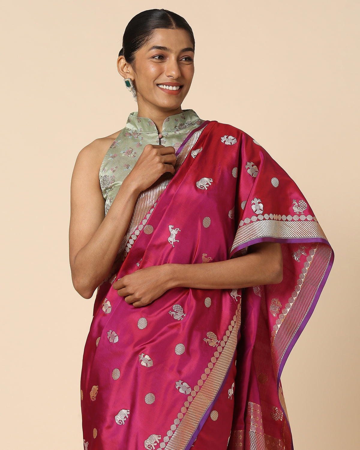 Manorama Banarasi Kadwa Silk Saree