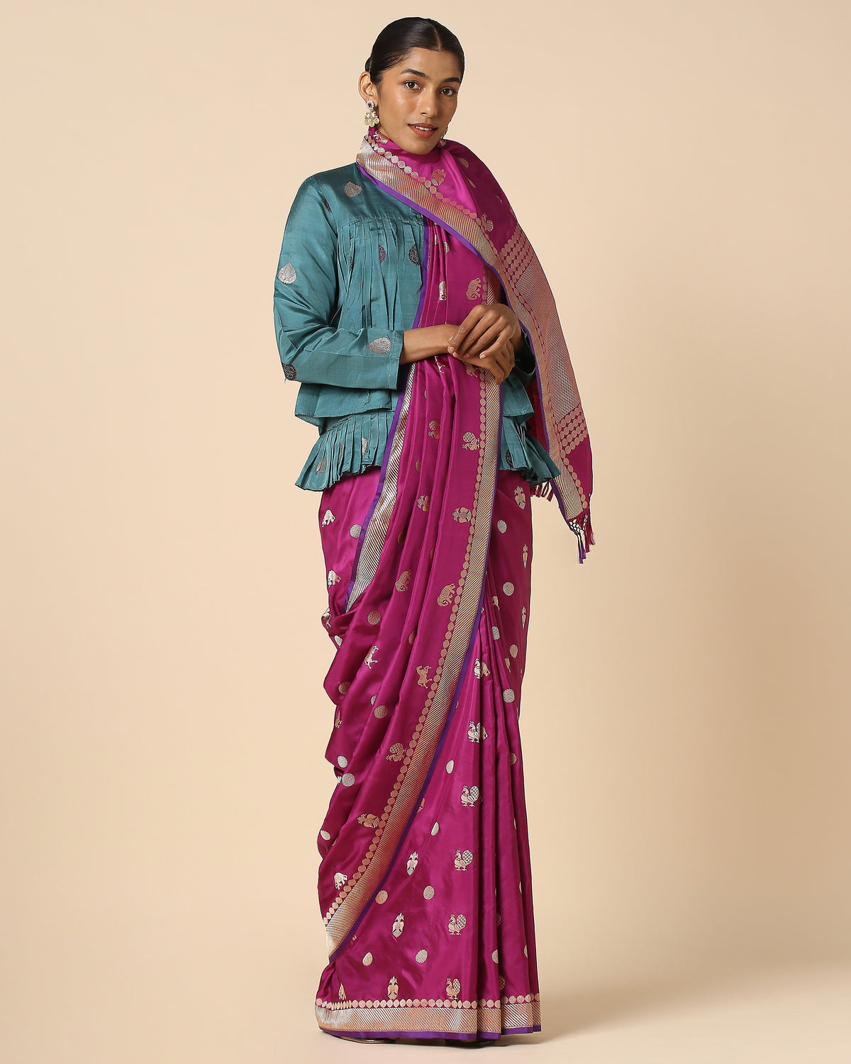 Manorama Banarasi Kadwa Silk Saree