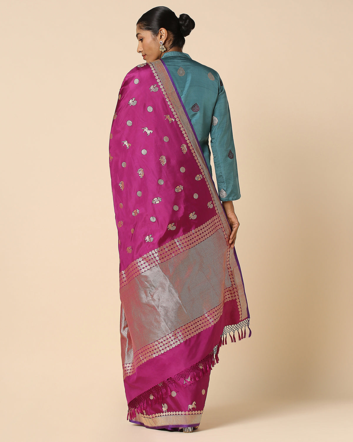 Manorama Banarasi Kadwa Silk Saree