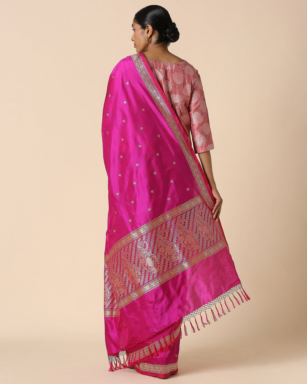 Mrinalini Banarasi Kadwa Cotton Saree