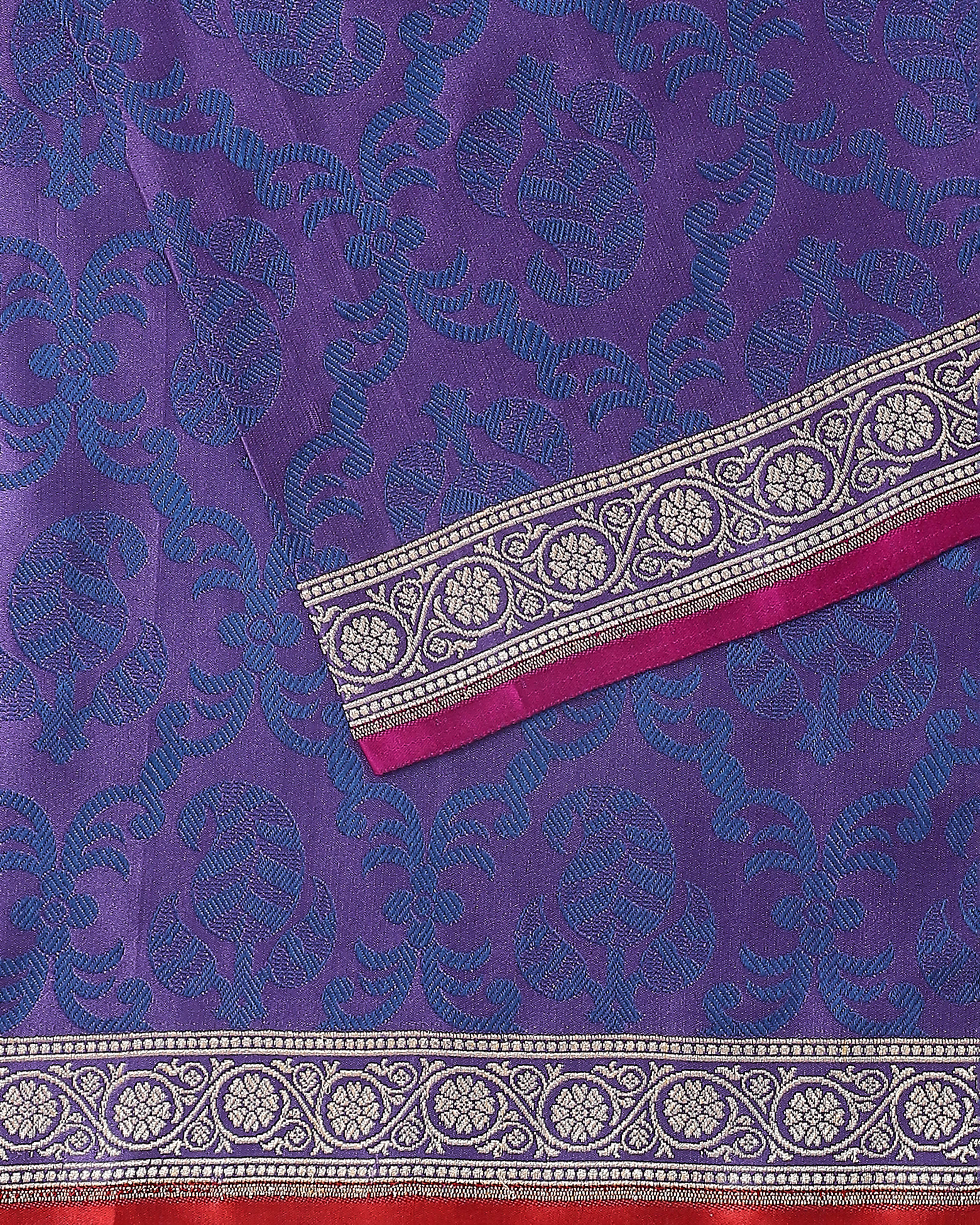 Dorothi Banarasi Tanchoi And Kadwa Silk Saree