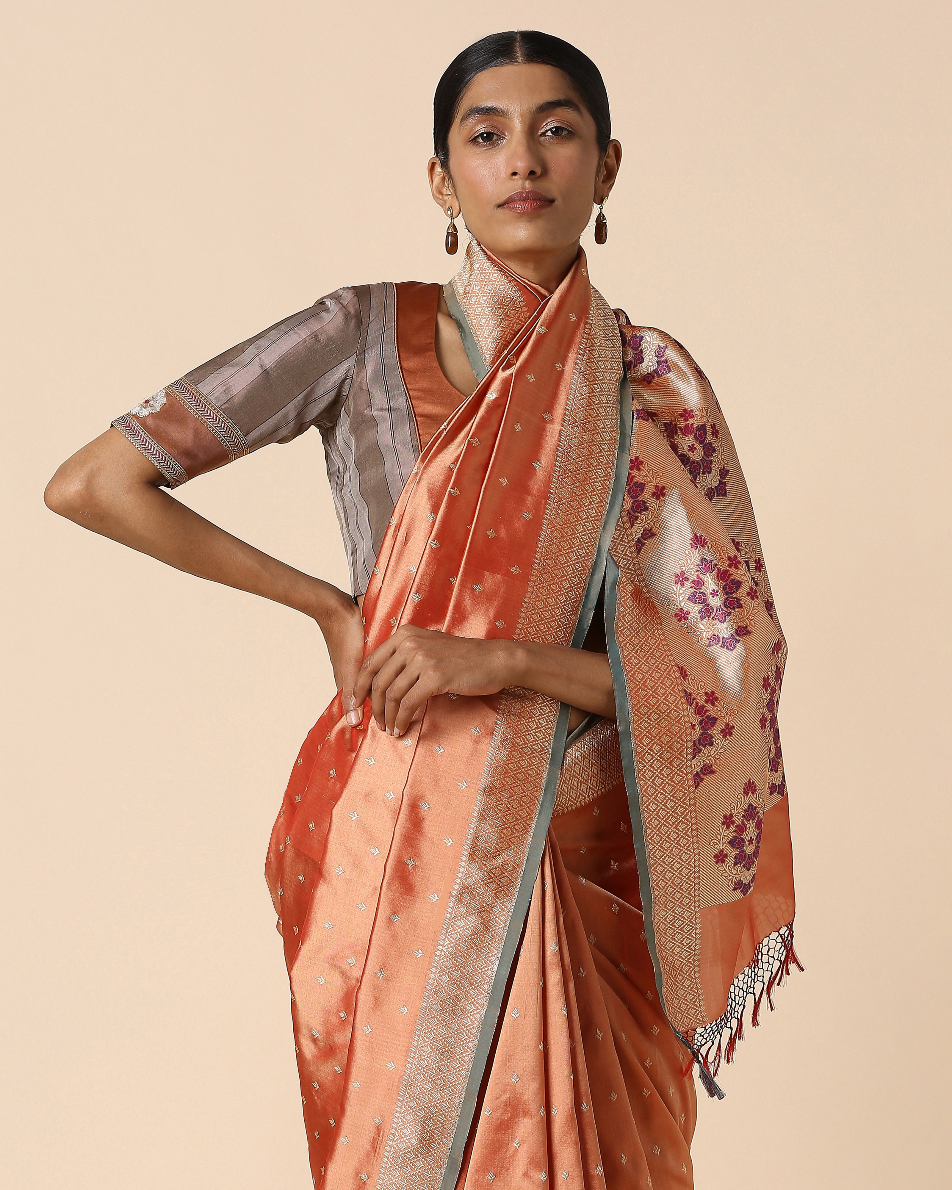Lilian Banarasi Kadwa Silk Saree