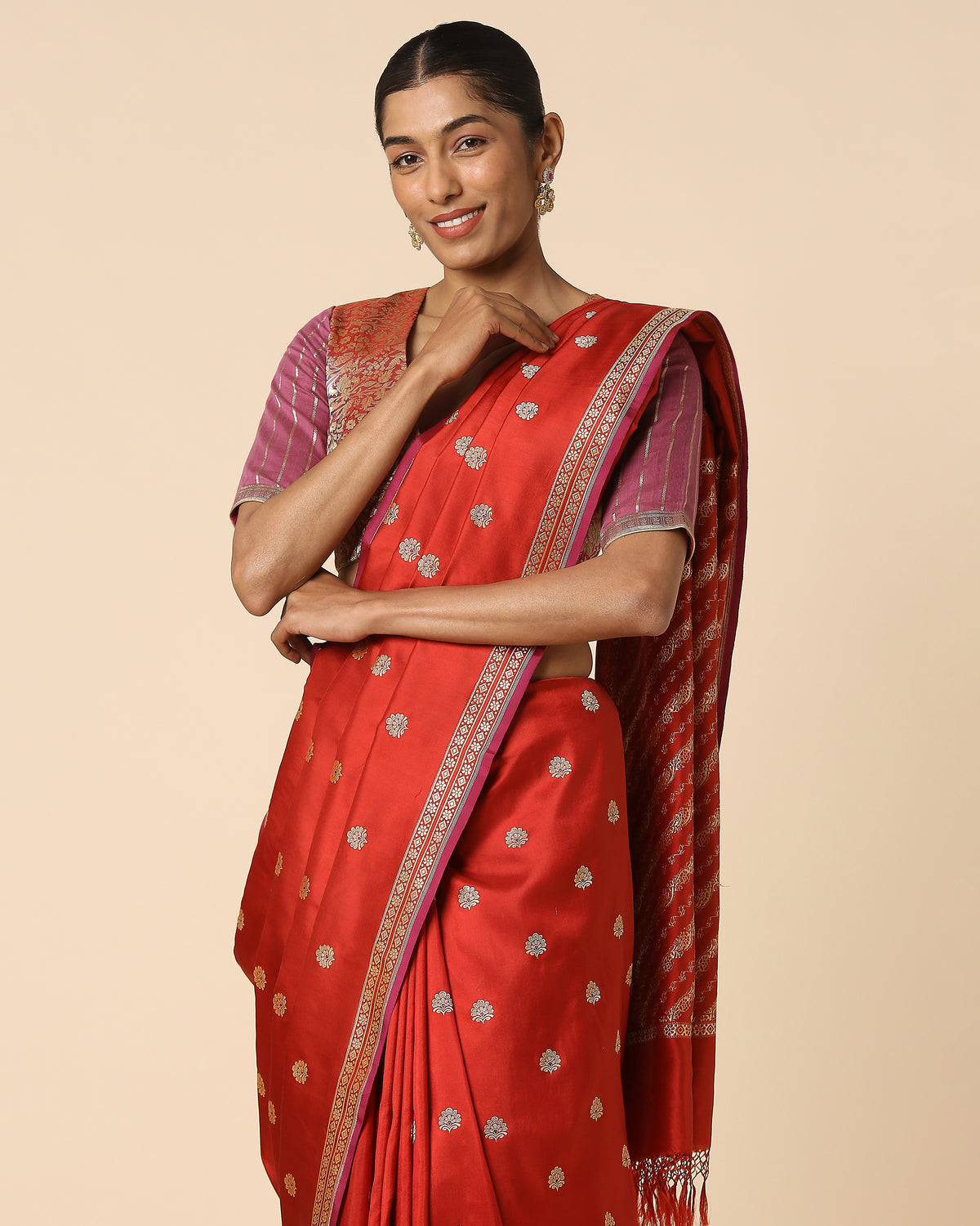 Amarwati Banarasi Kadwa Silk Saree