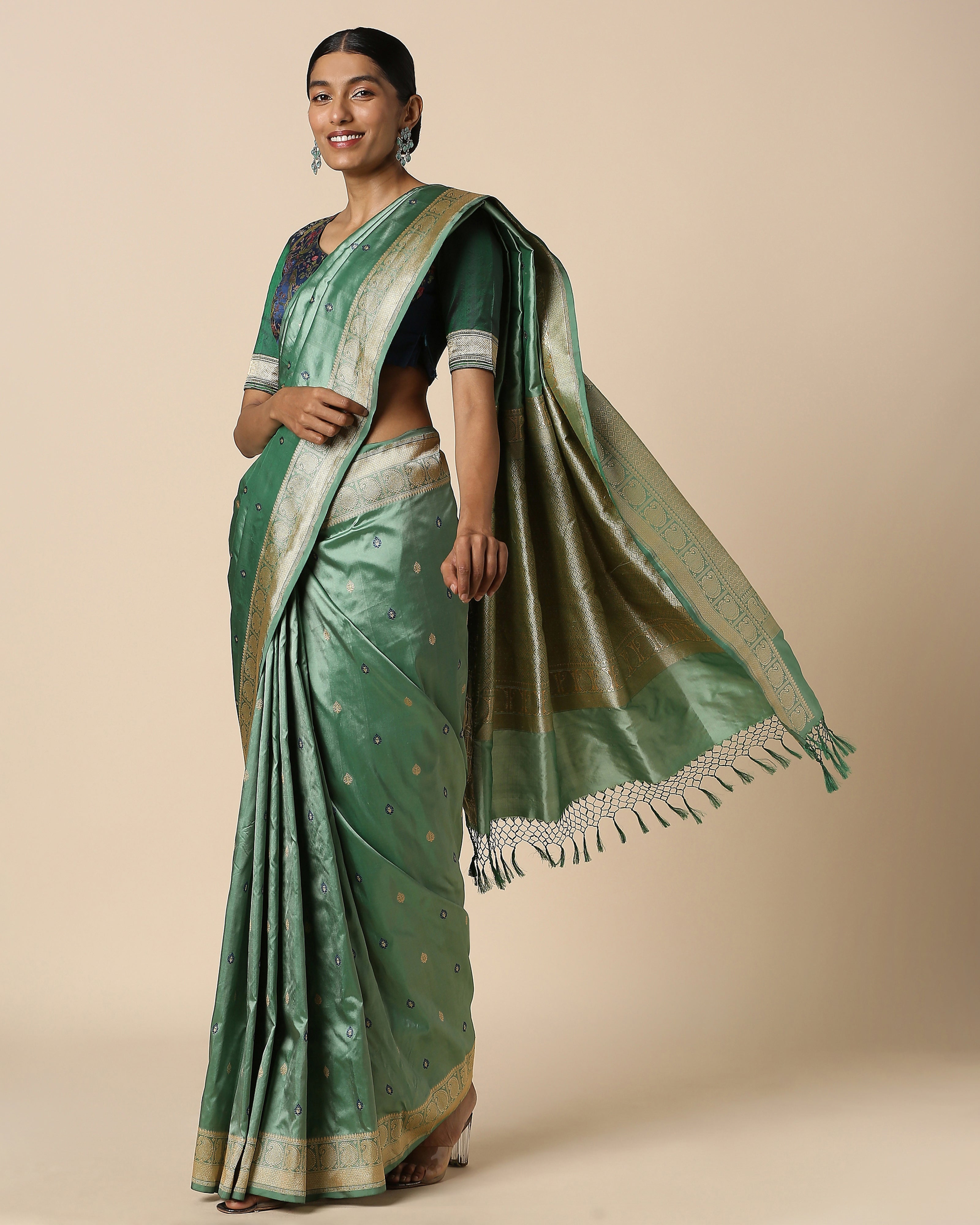 Kanak Banarasi Kadwa Silk Saree