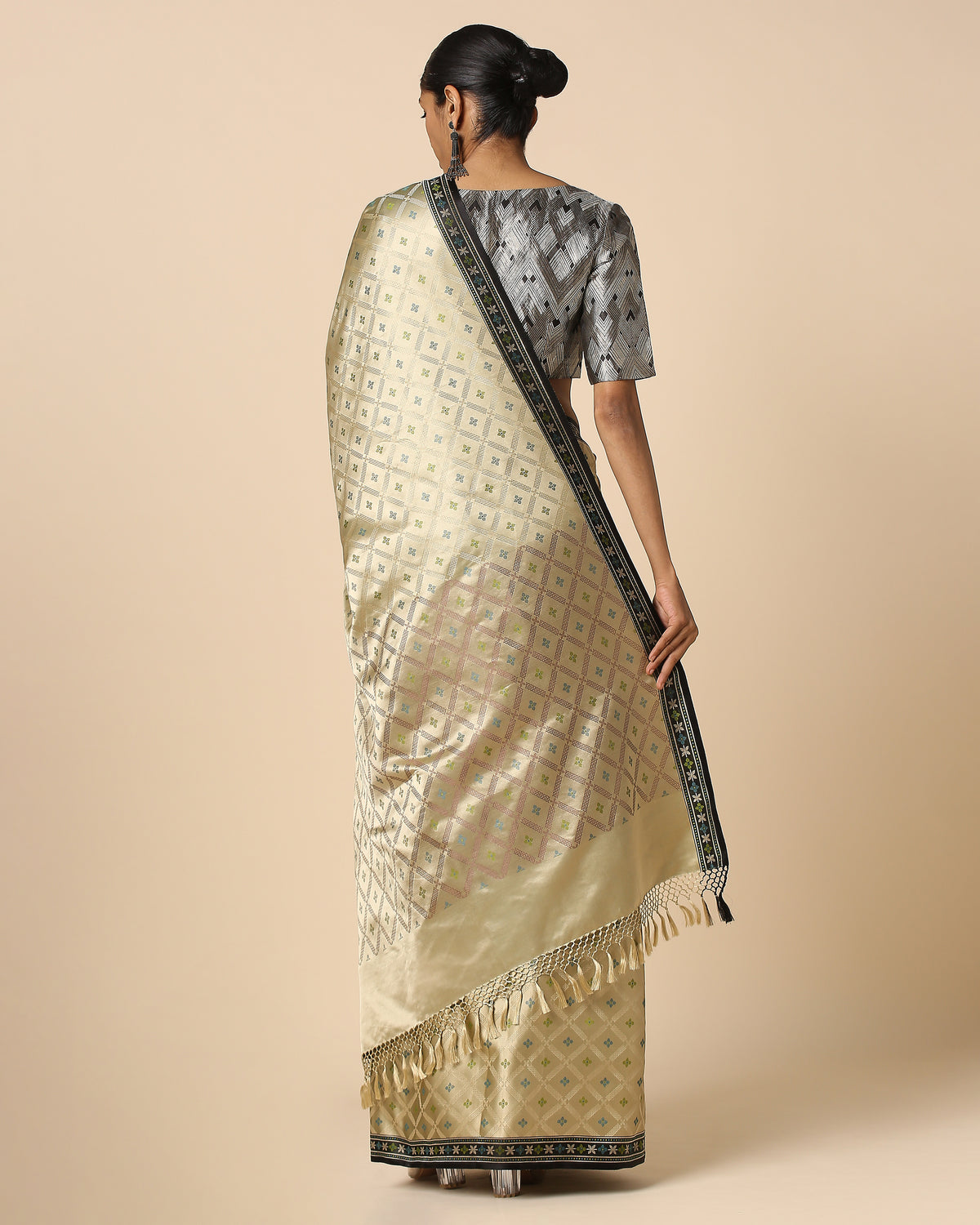 Ambuja Banarasi Tanchoi Silk Saree