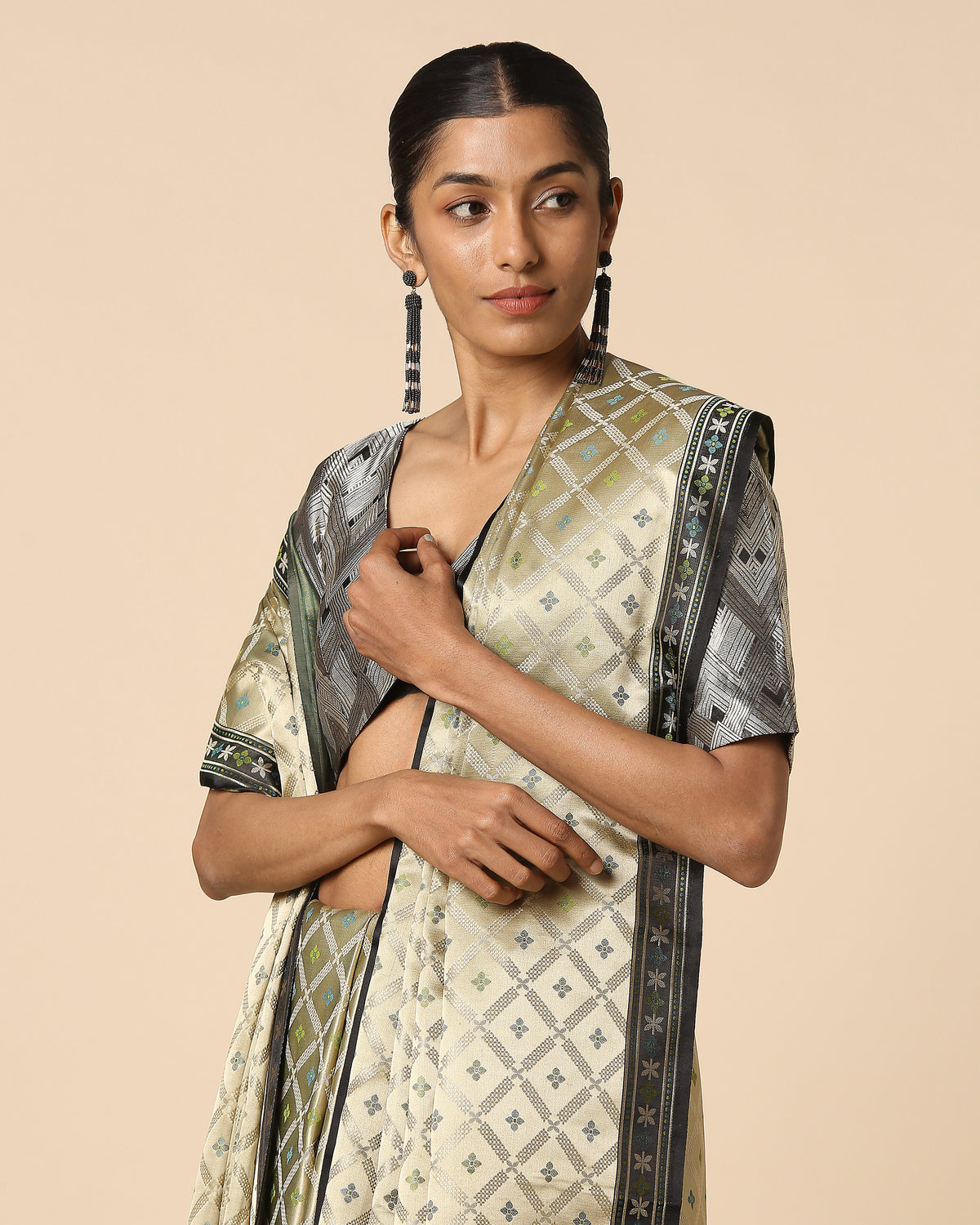 Ambuja Banarasi Tanchoi Silk Saree