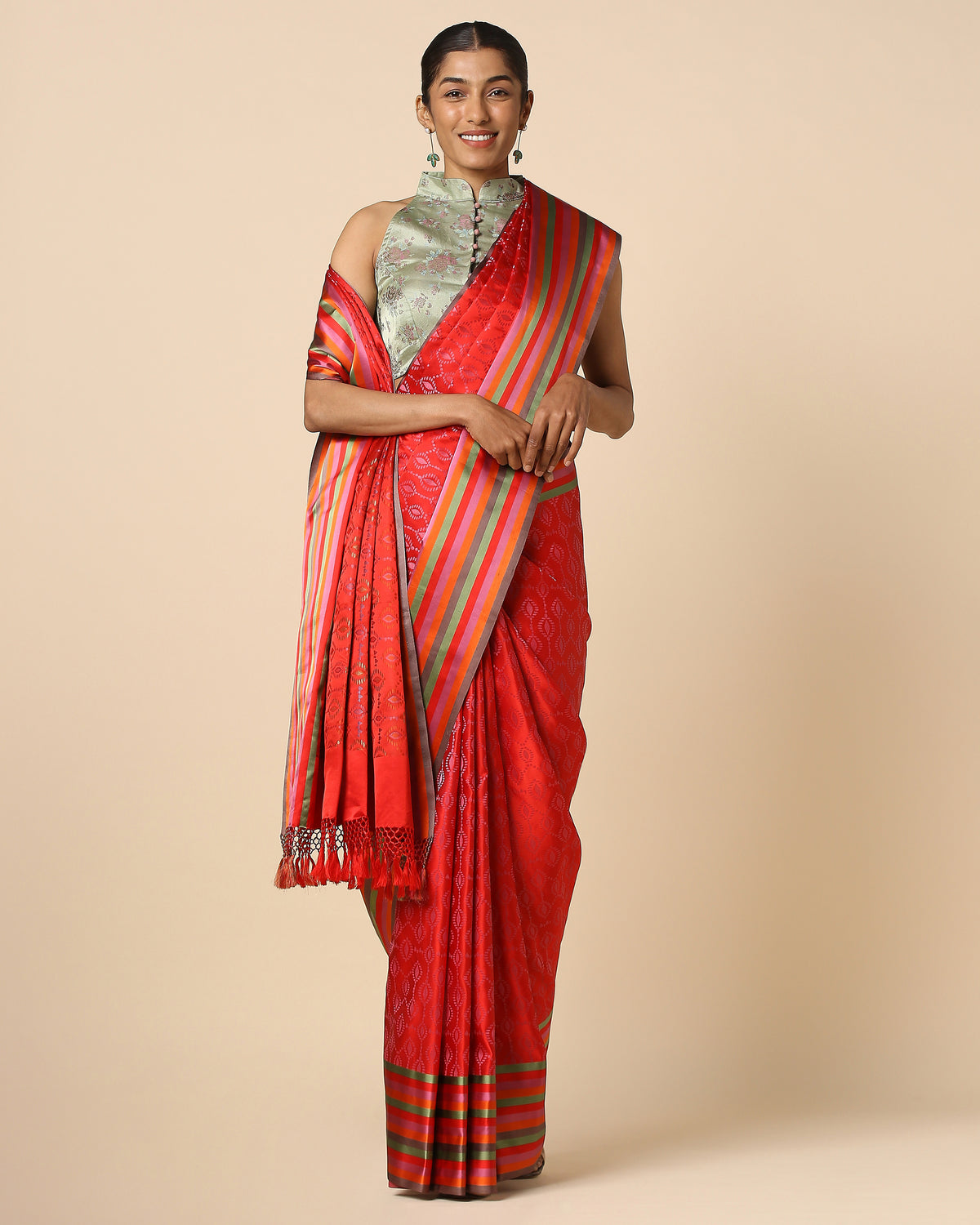 Lavni Banarasi Tanchoi Silk Saree