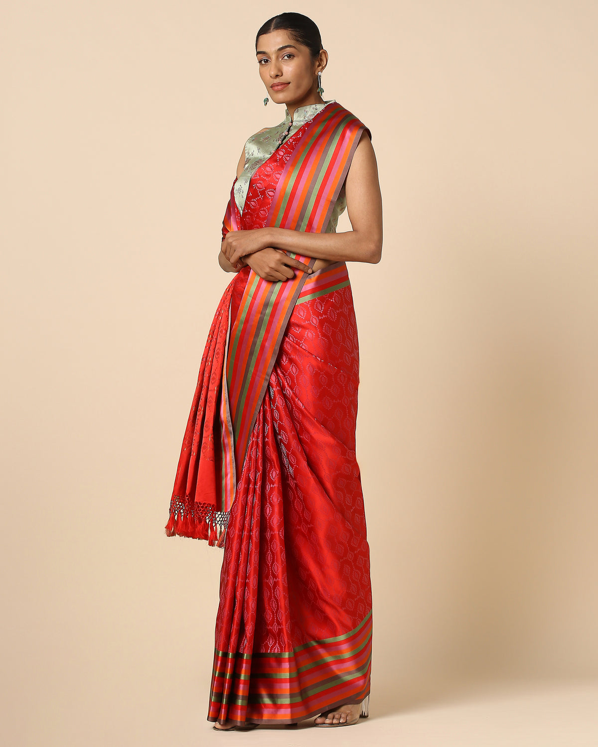 Lavni Banarasi Tanchoi Silk Saree