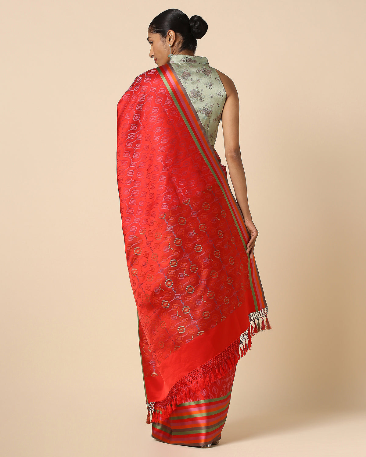 Lavni Banarasi Tanchoi Silk Saree
