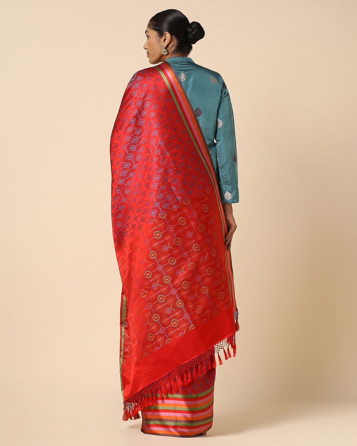 Lavni Banarasi Tanchoi Silk Saree