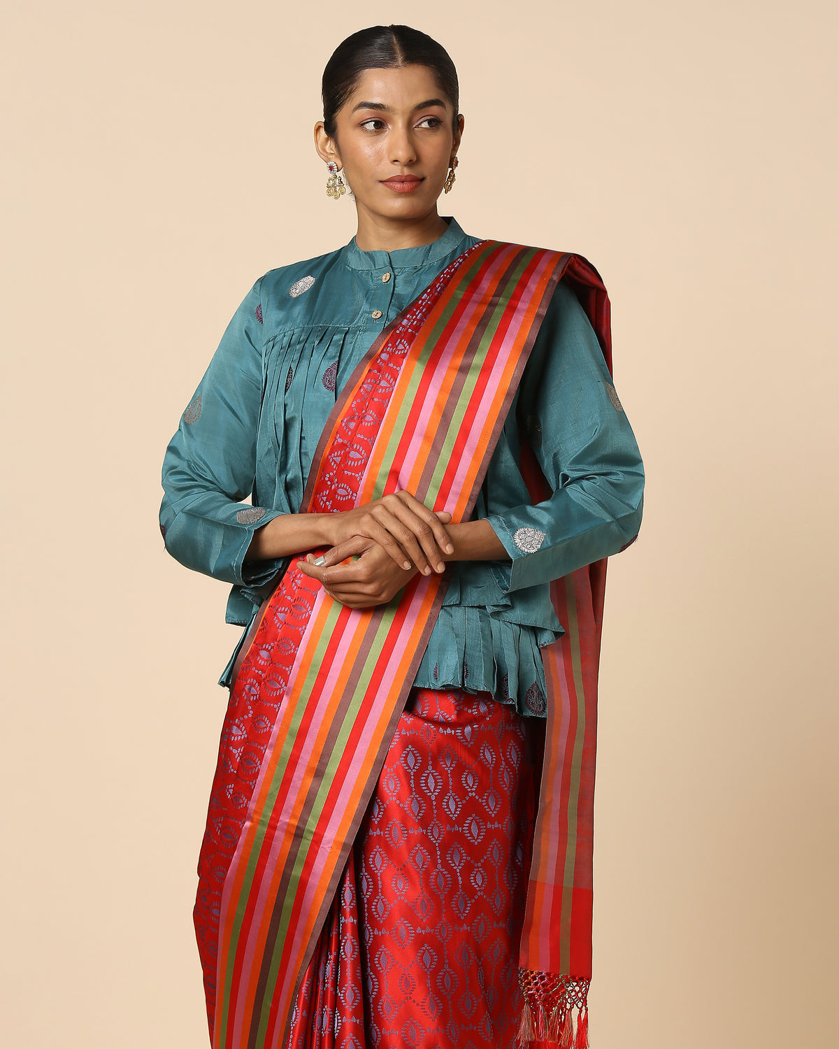 Lavni Banarasi Tanchoi Silk Saree