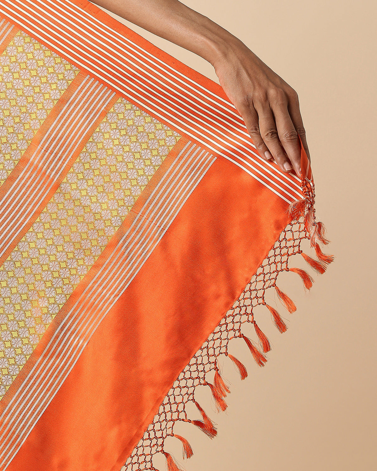 Devon Banarasi Tanchoi Silk Saree