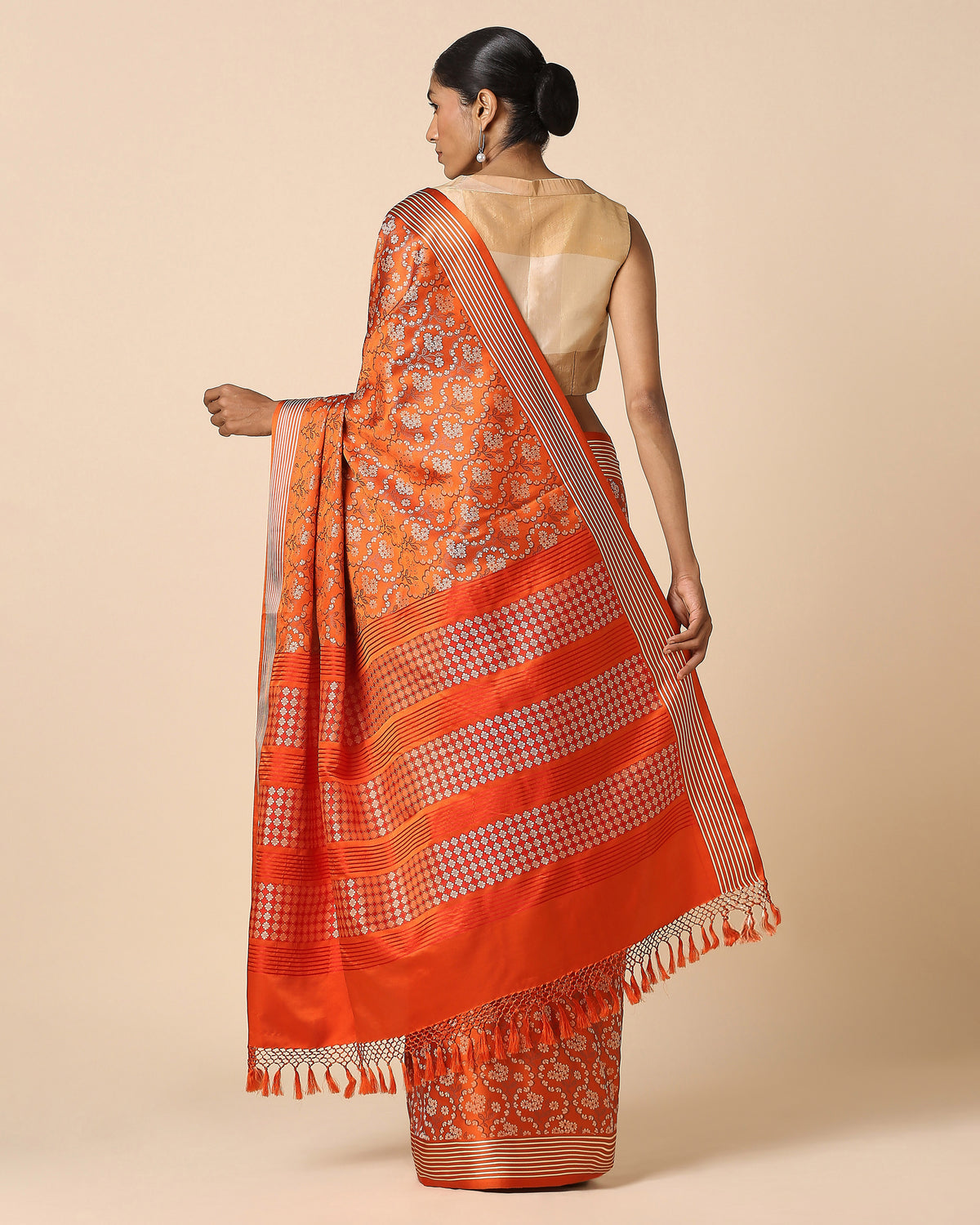 Devon Banarasi Tanchoi Silk Saree