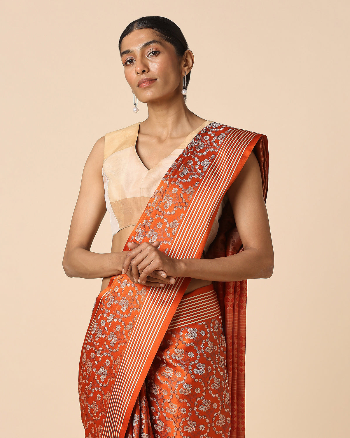 Devon Banarasi Tanchoi Silk Saree