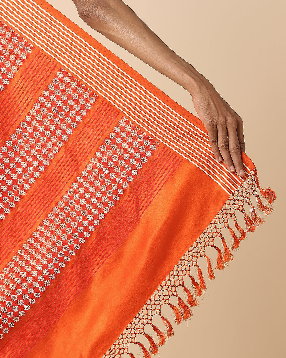 Devon Banarasi Tanchoi Silk Saree