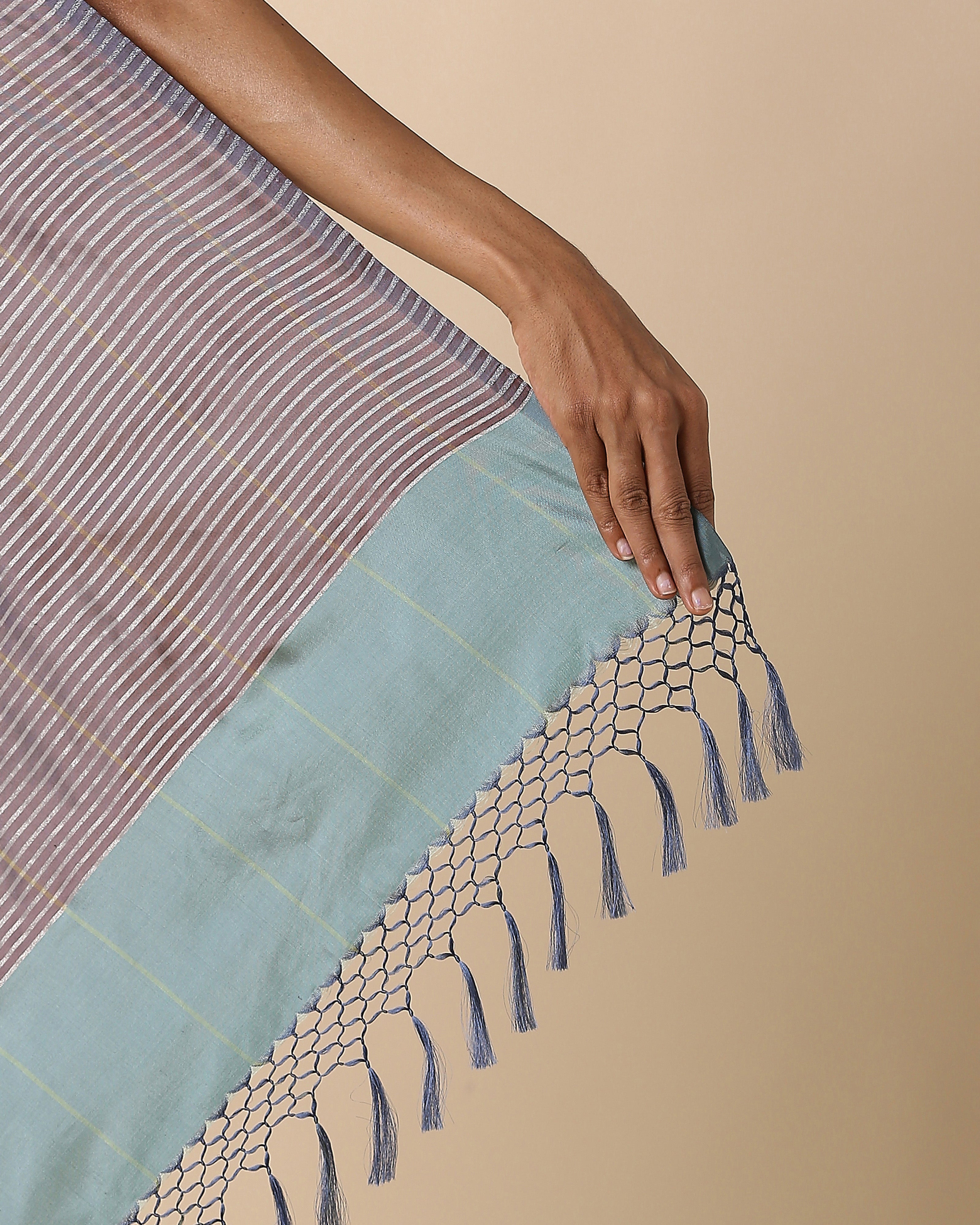 Pusha Banarasi Jamdani Silk Saree
