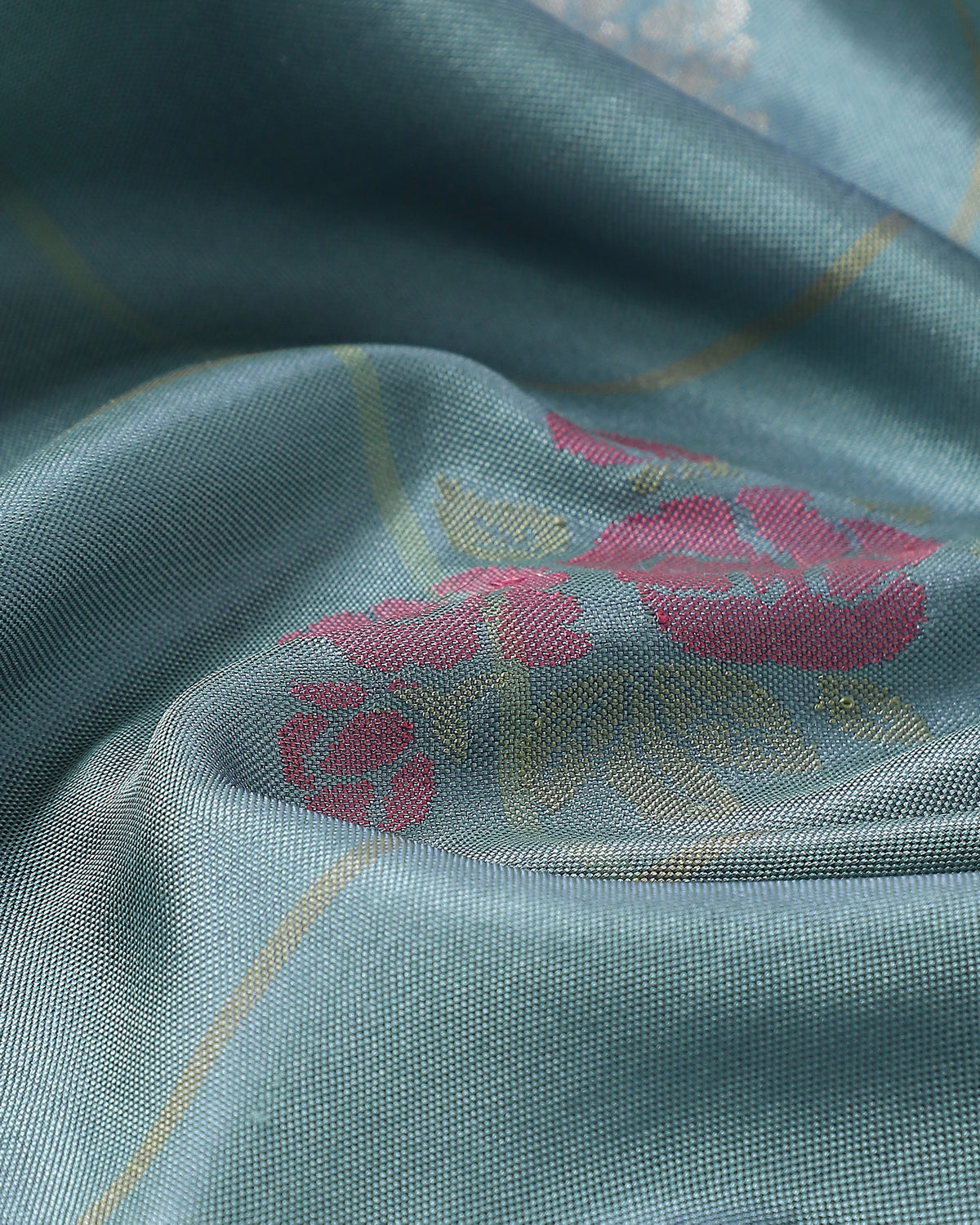Pusha Banarasi Jamdani Silk Saree
