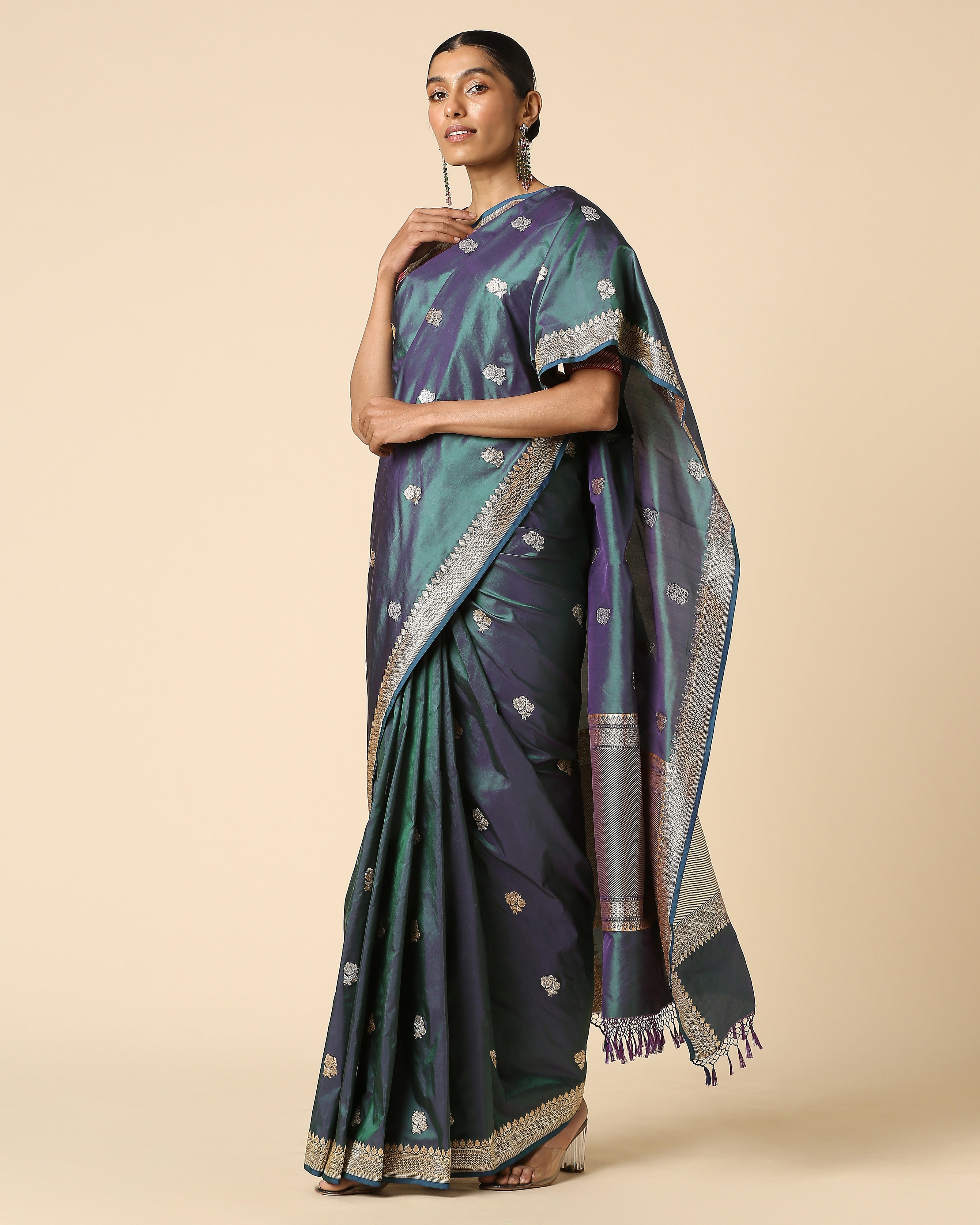 Bhavanya Banarasi Kadwa Silk Saree