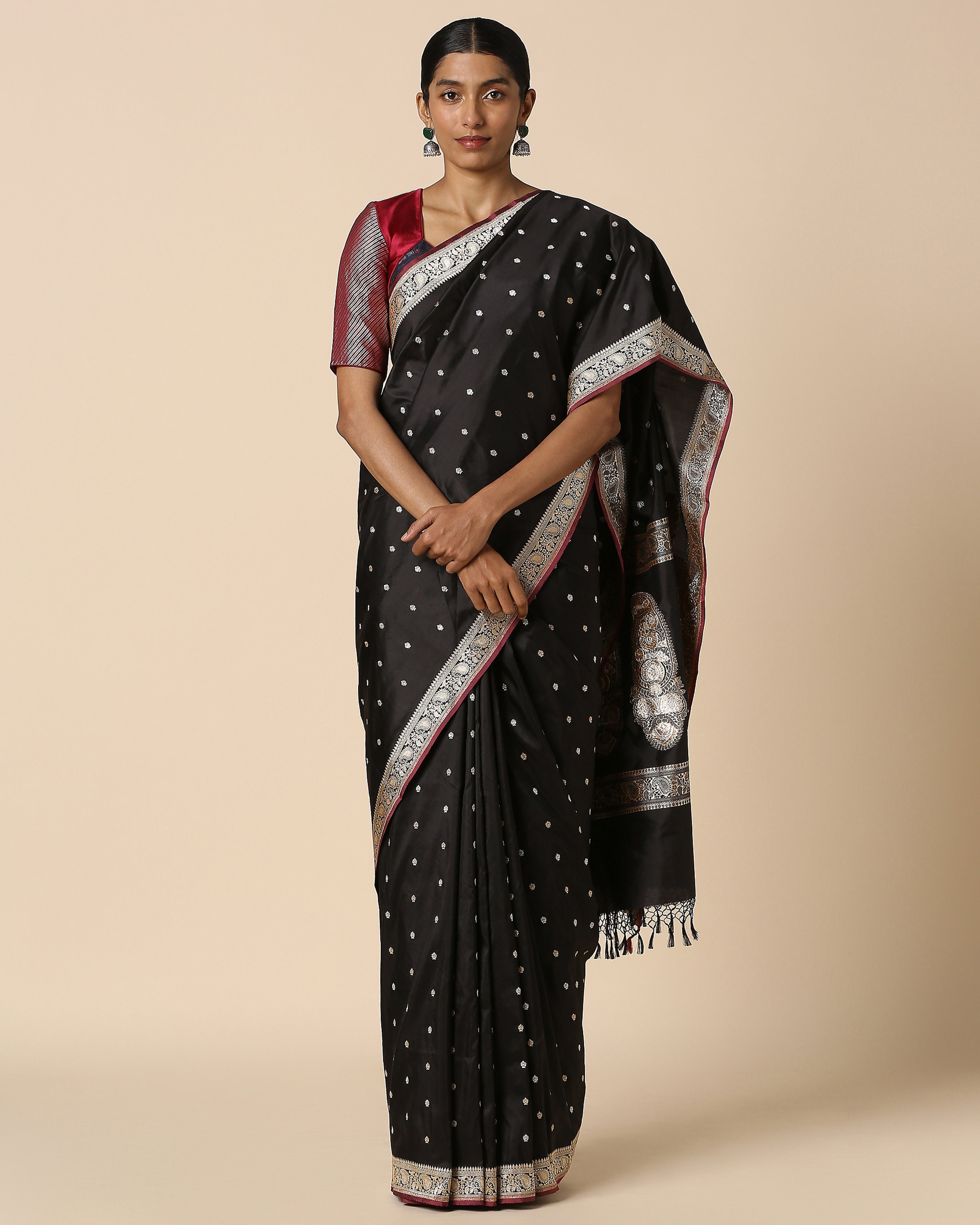 Brishti Banarasi Kadwa Silk Saree