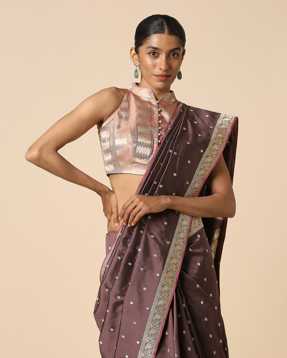 Brishti Banarasi Kadwa Silk Saree