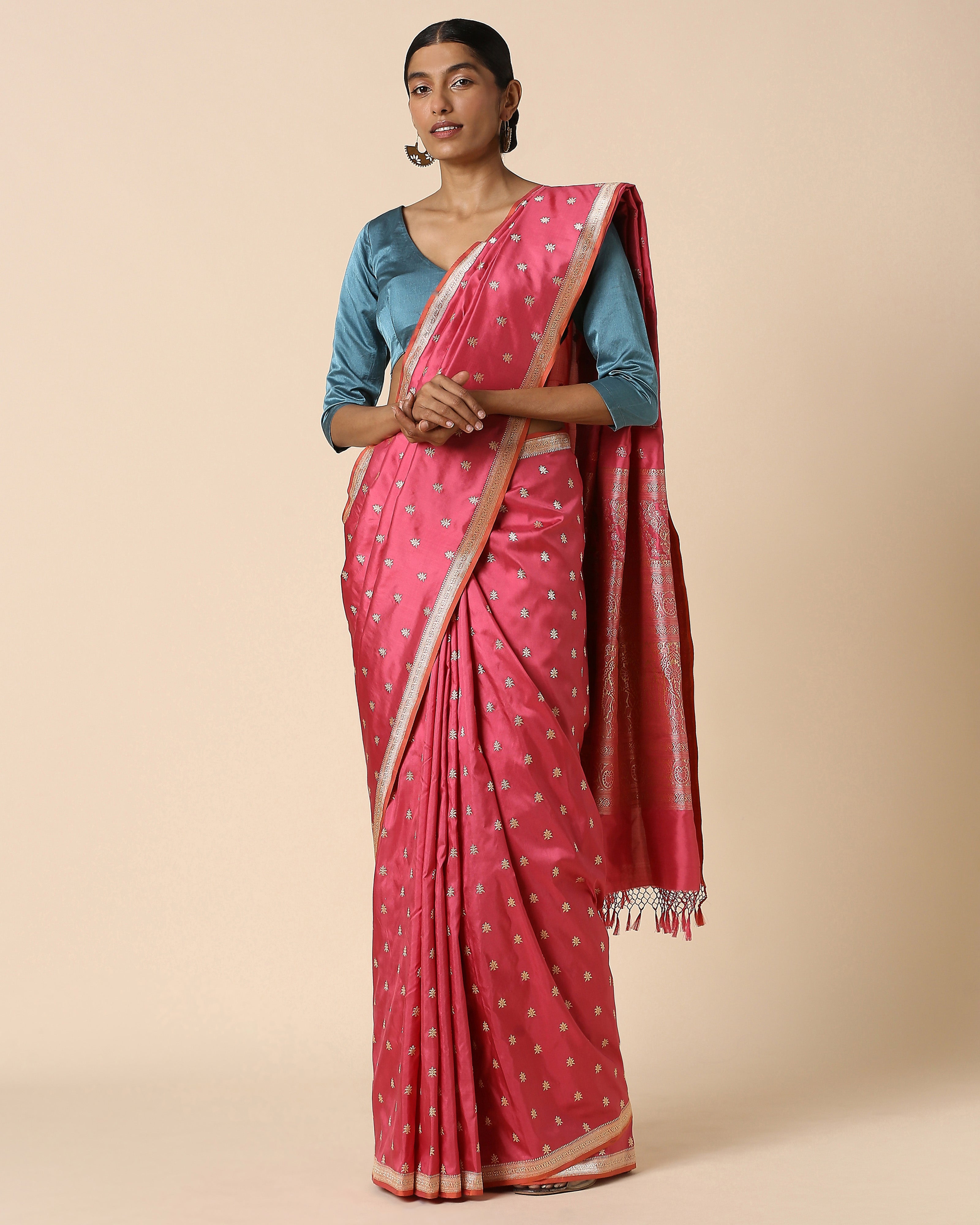 Meeri Banarasi Kadwa Silk Saree