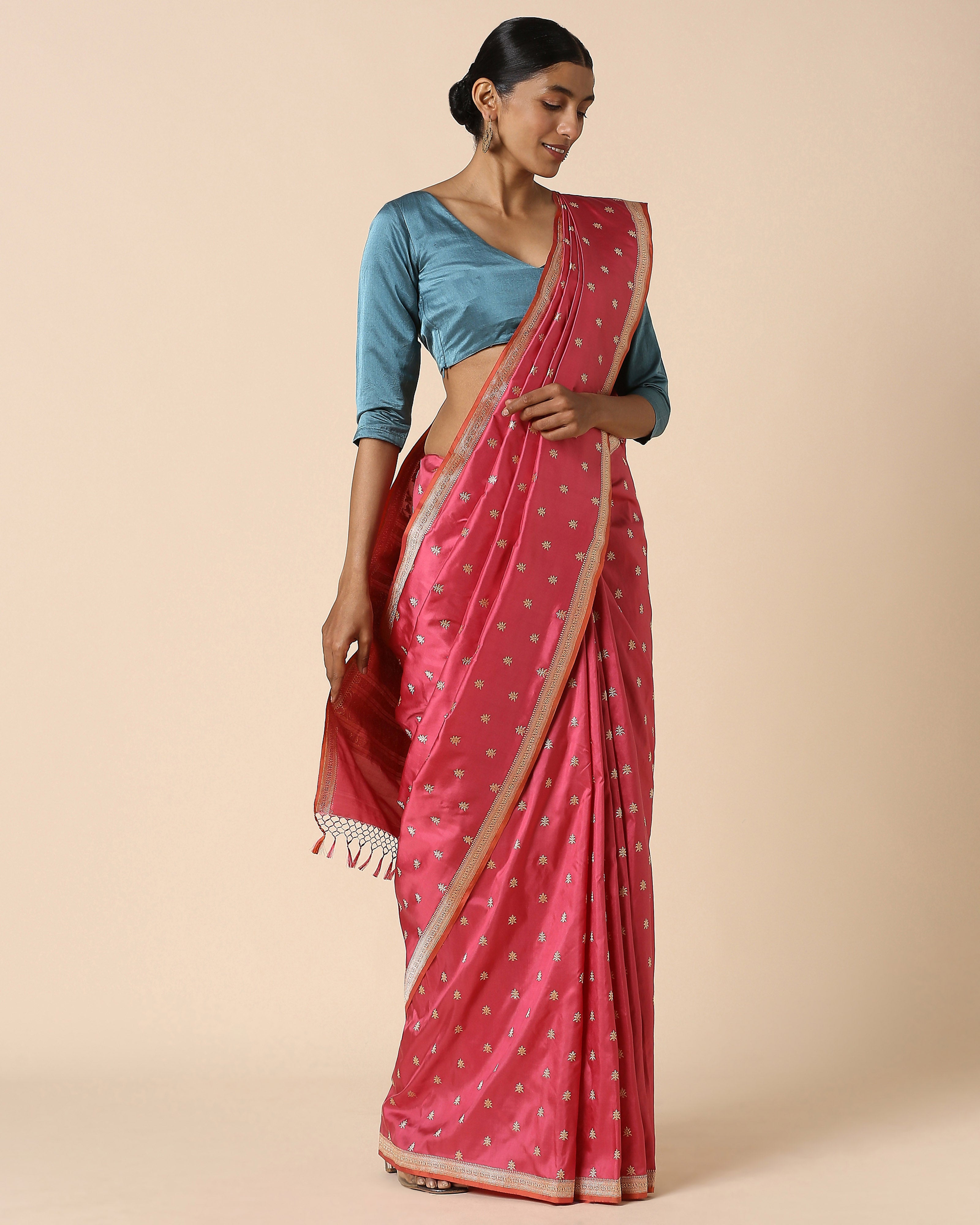 Meeri Banarasi Kadwa Silk Saree