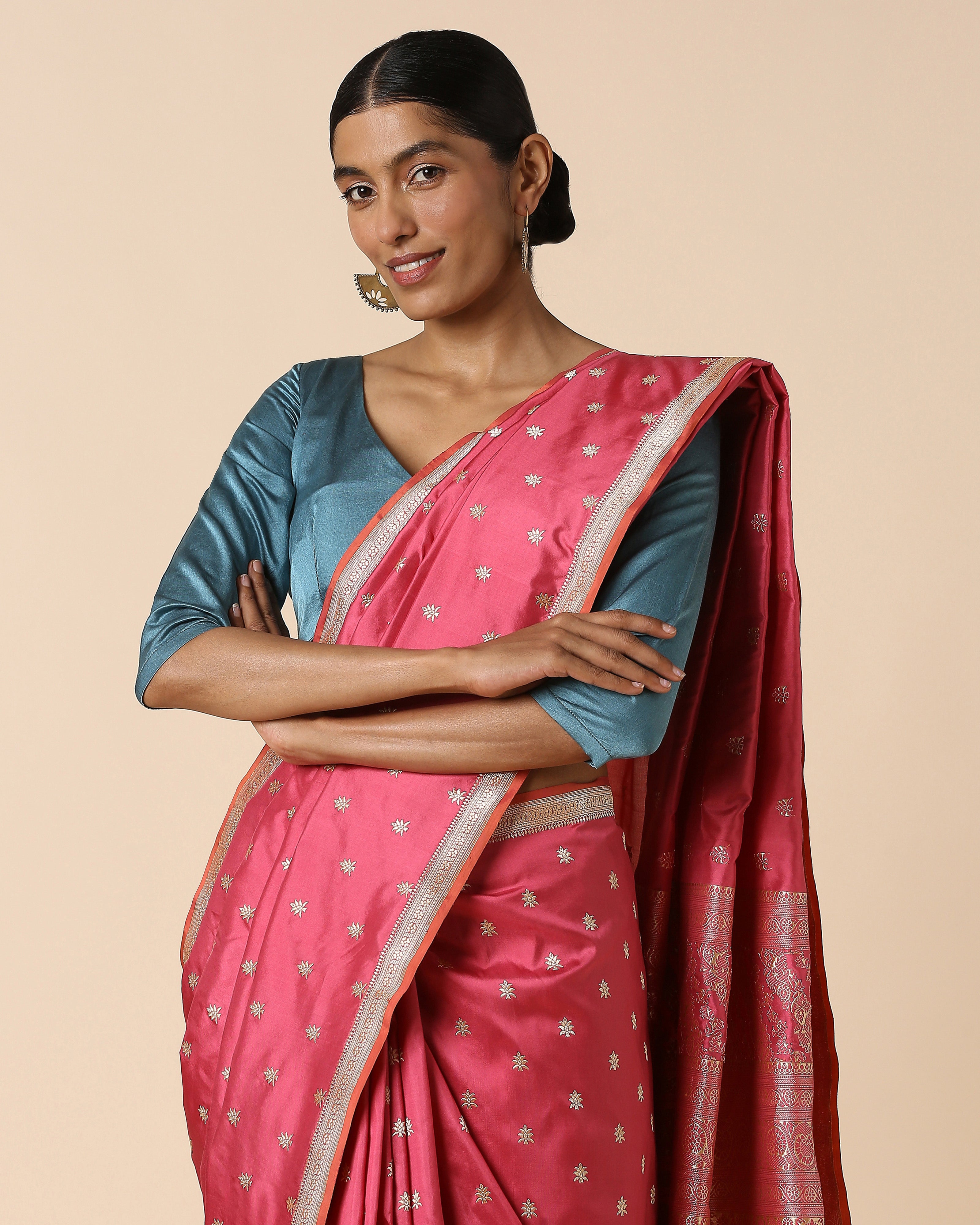 Meeri Banarasi Kadwa Silk Saree