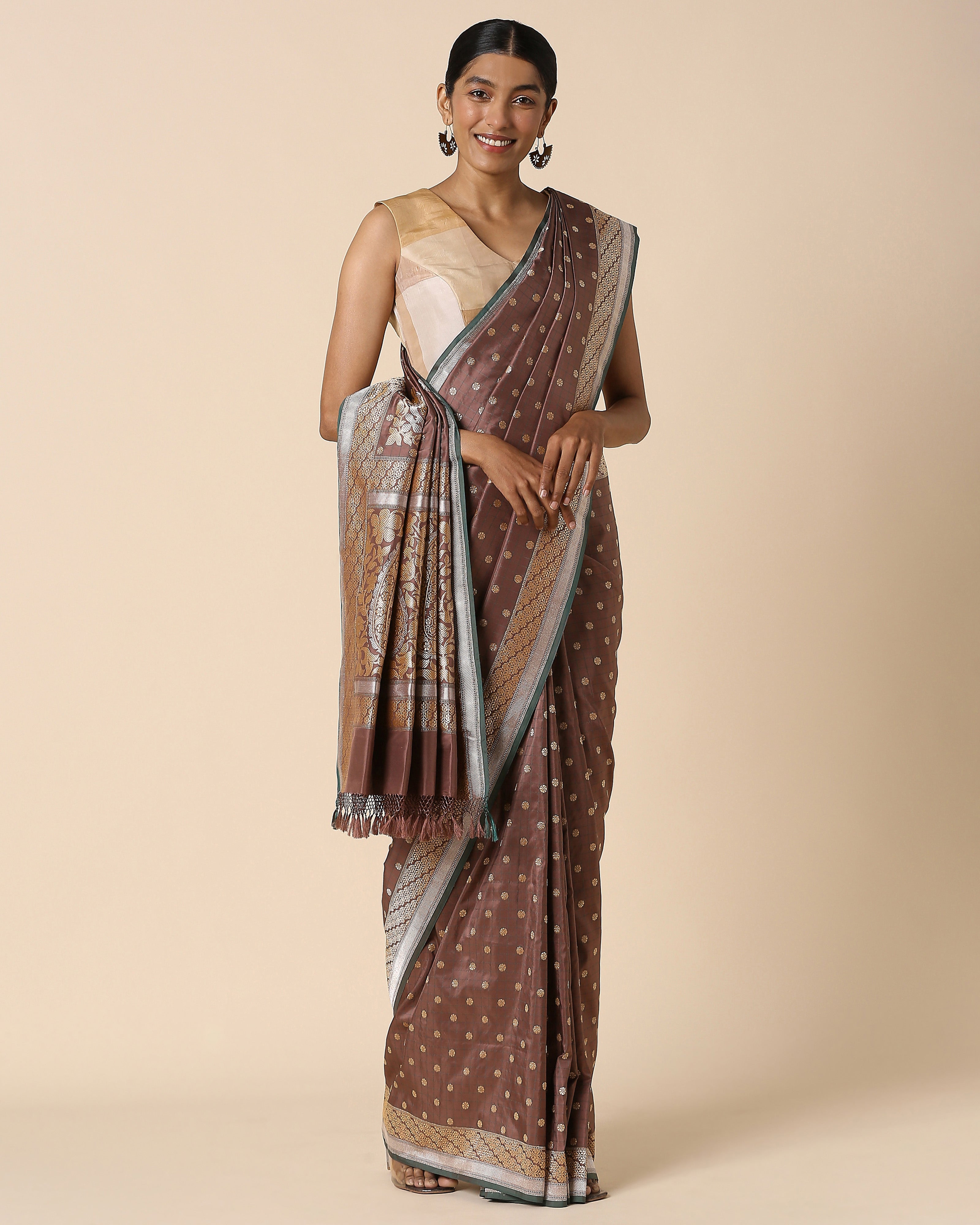 Saulika Banarasi Kadwa Silk Saree