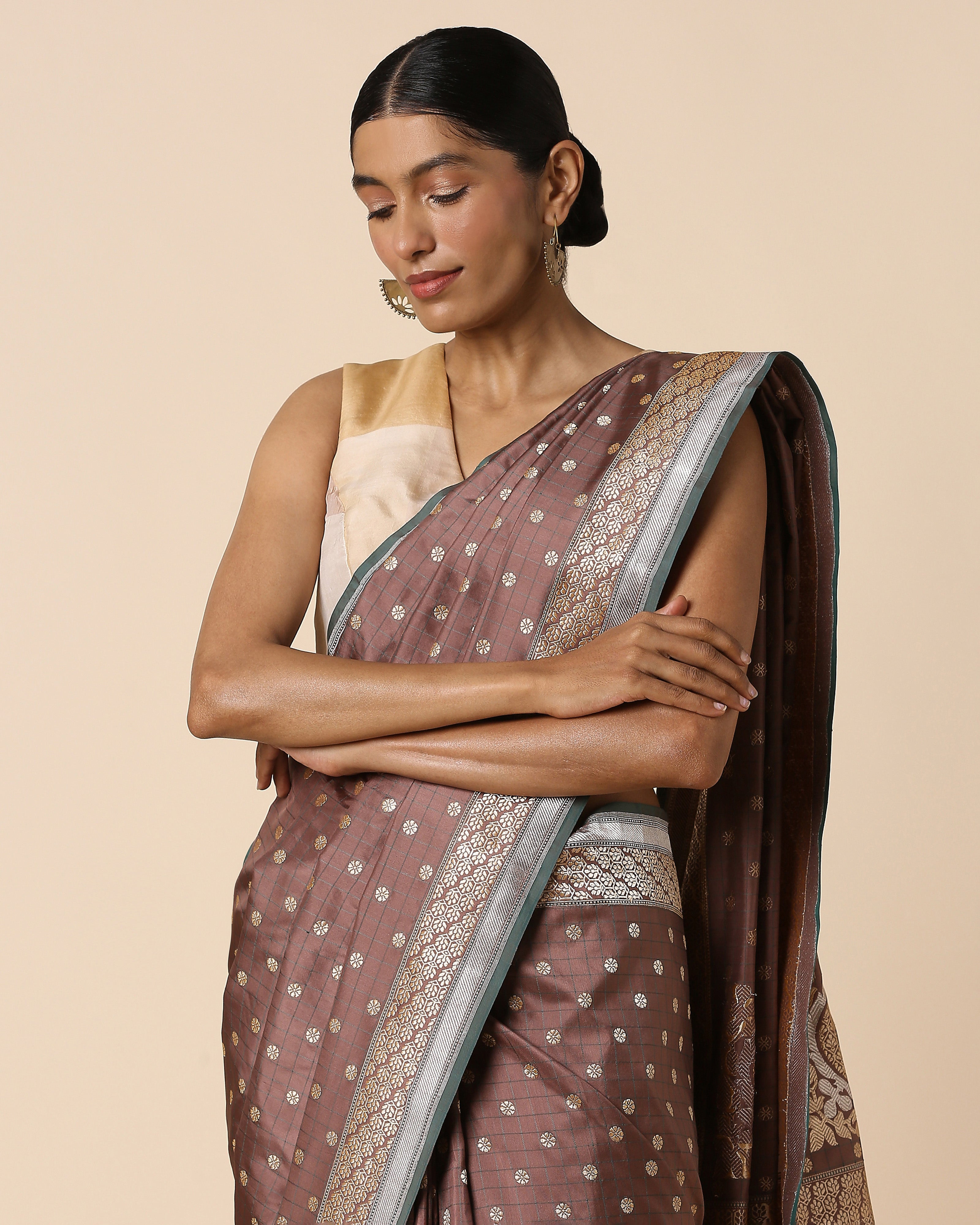 Saulika Banarasi Kadwa Silk Saree