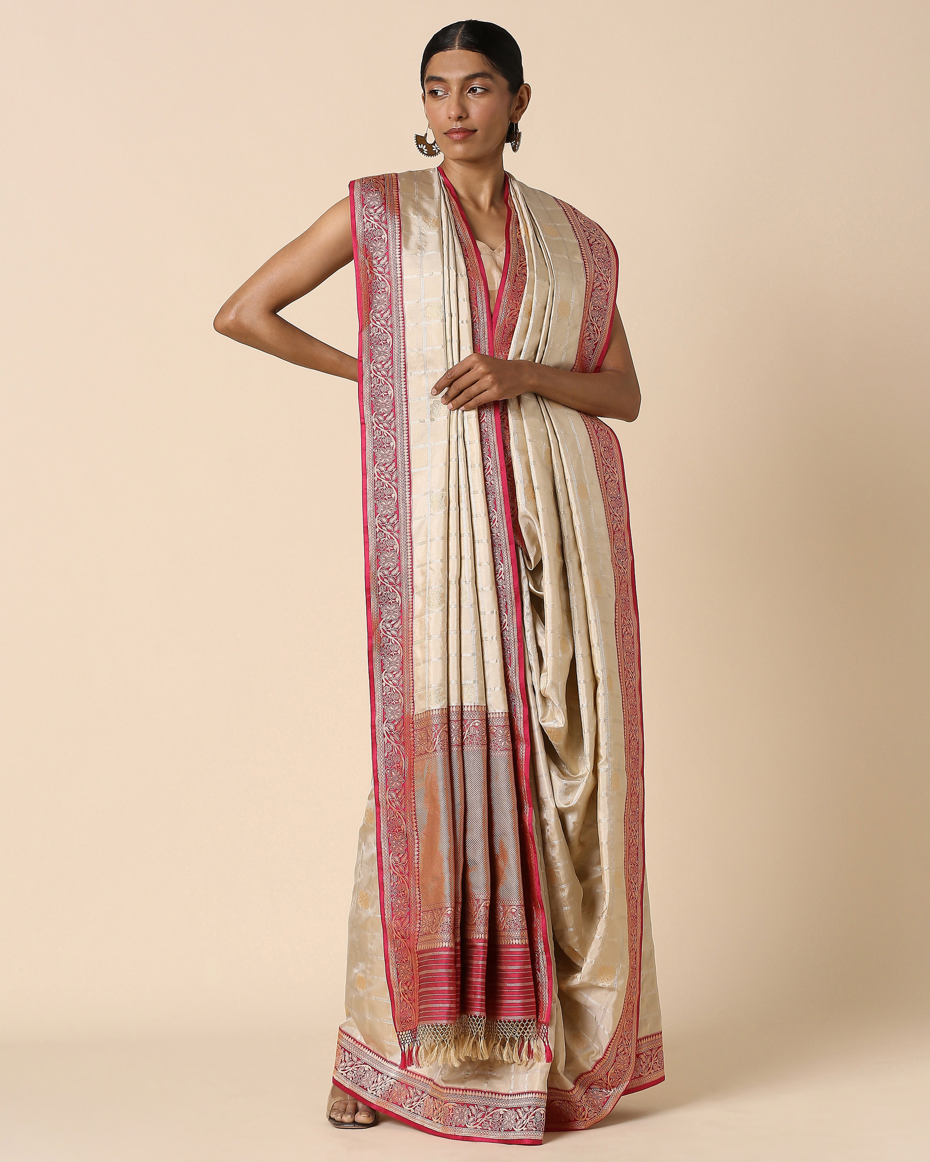 Parusa Banarasi Kadwa Silk Saree