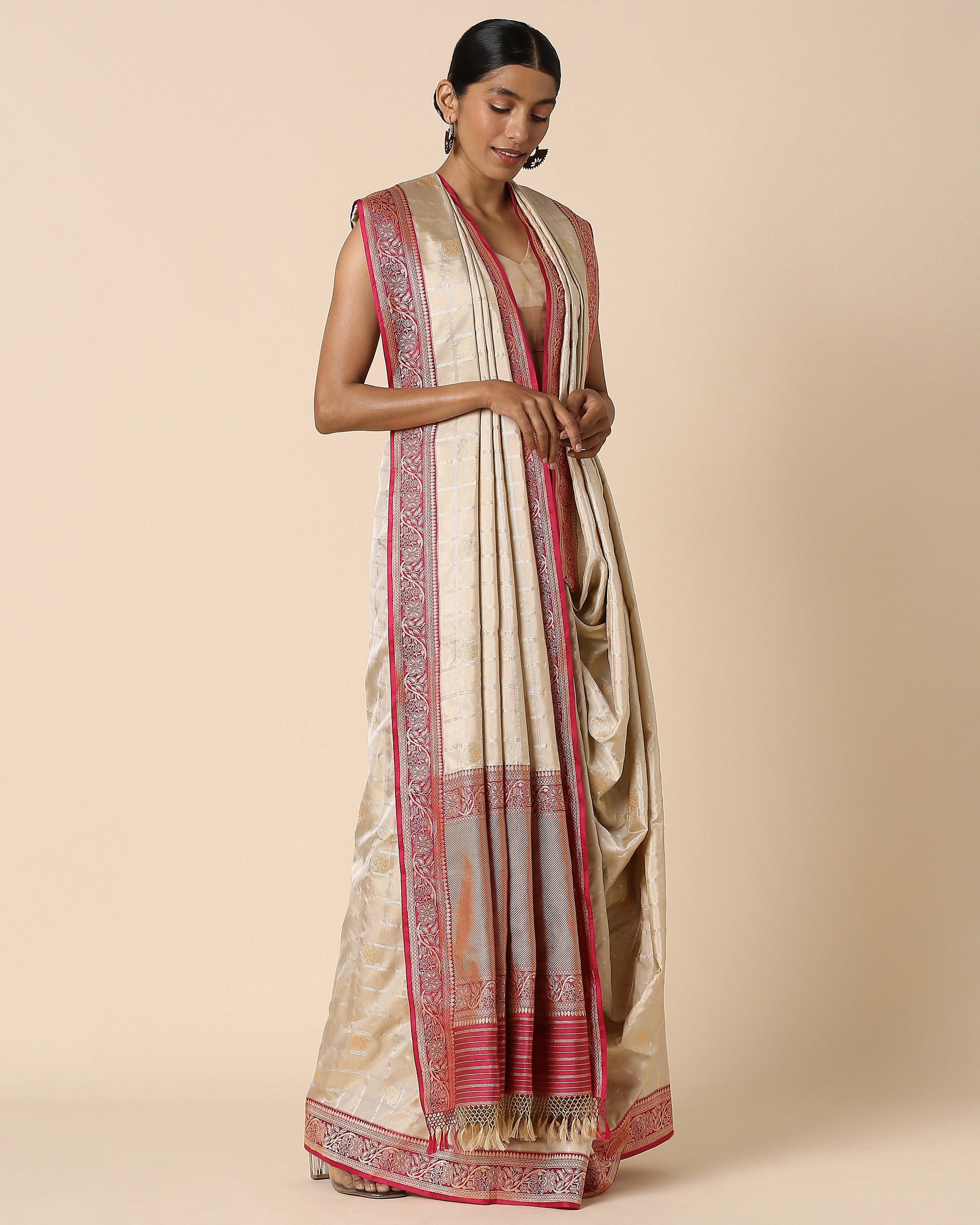 Parusa Banarasi Kadwa Silk Saree