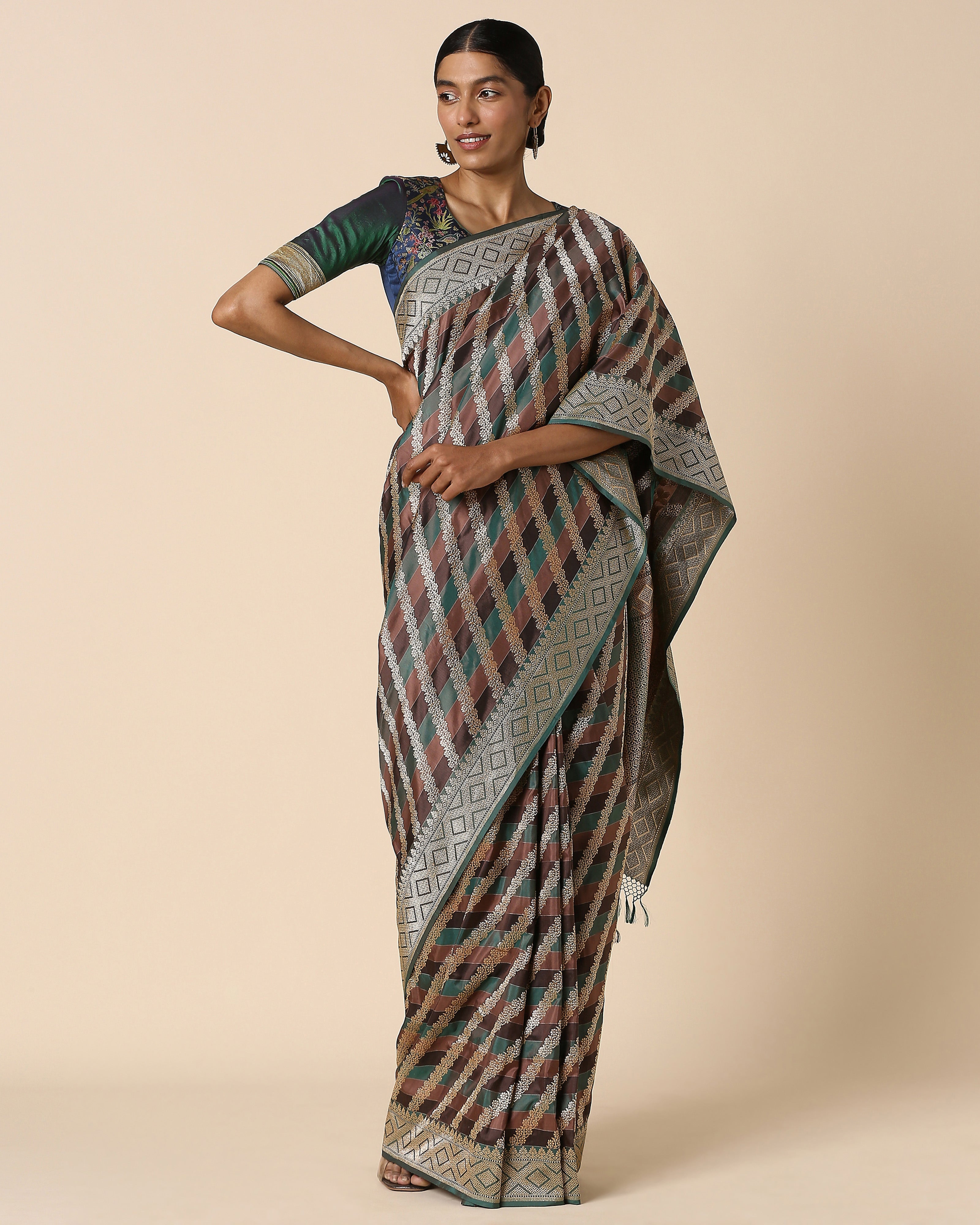 Samina Banarasi Kadwa Silk Saree