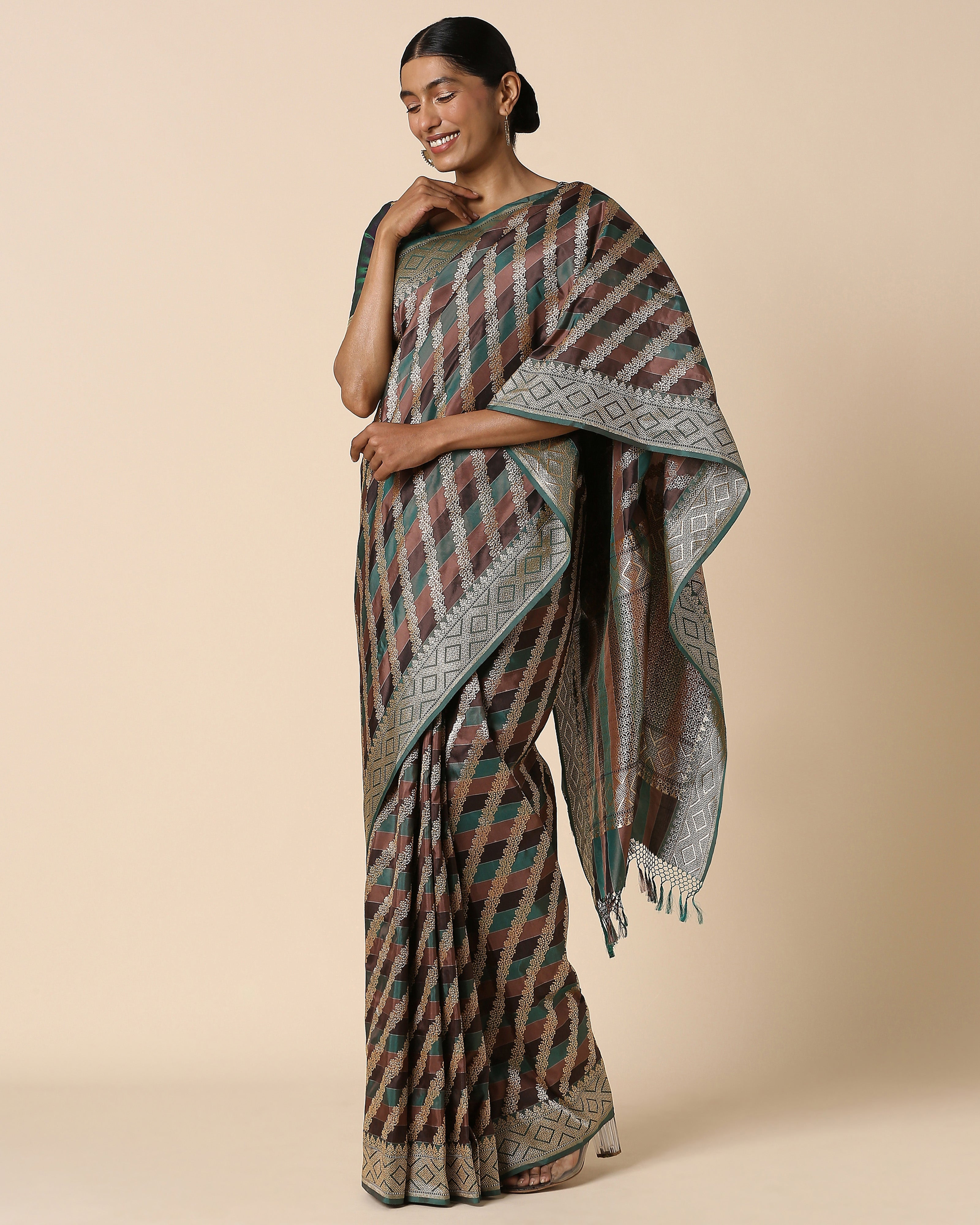 Samina Banarasi Kadwa Silk Saree