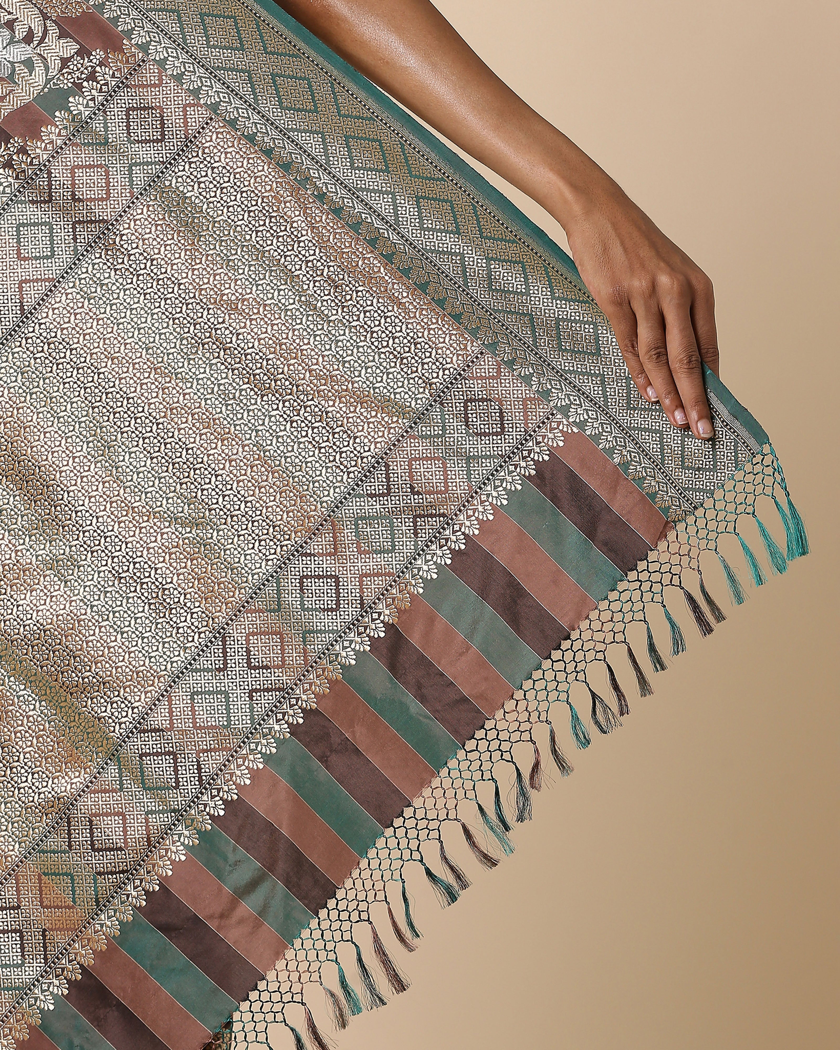 Samina Banarasi Kadwa Silk Saree