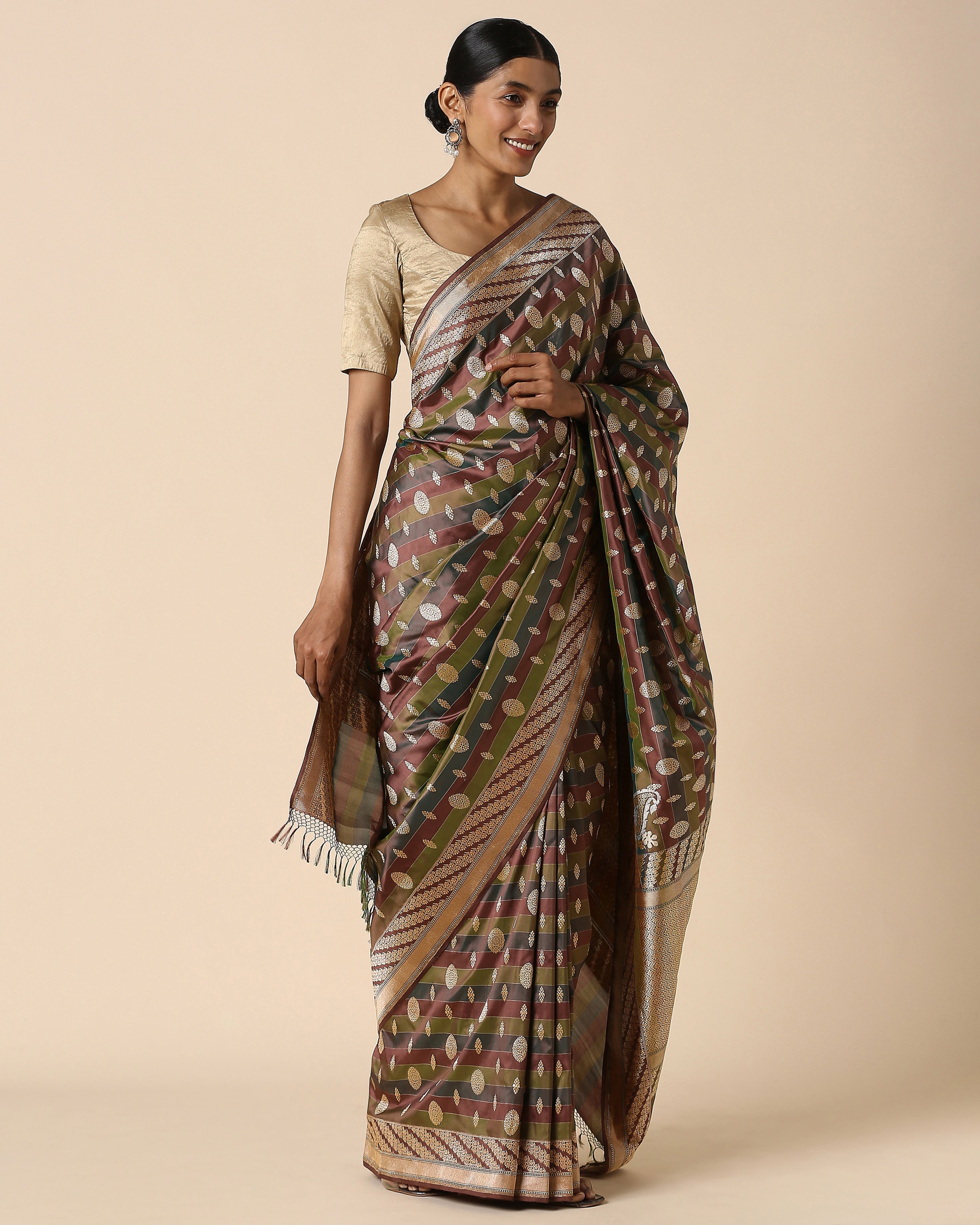 Bakhu Banarasi Kadwa Silk Saree