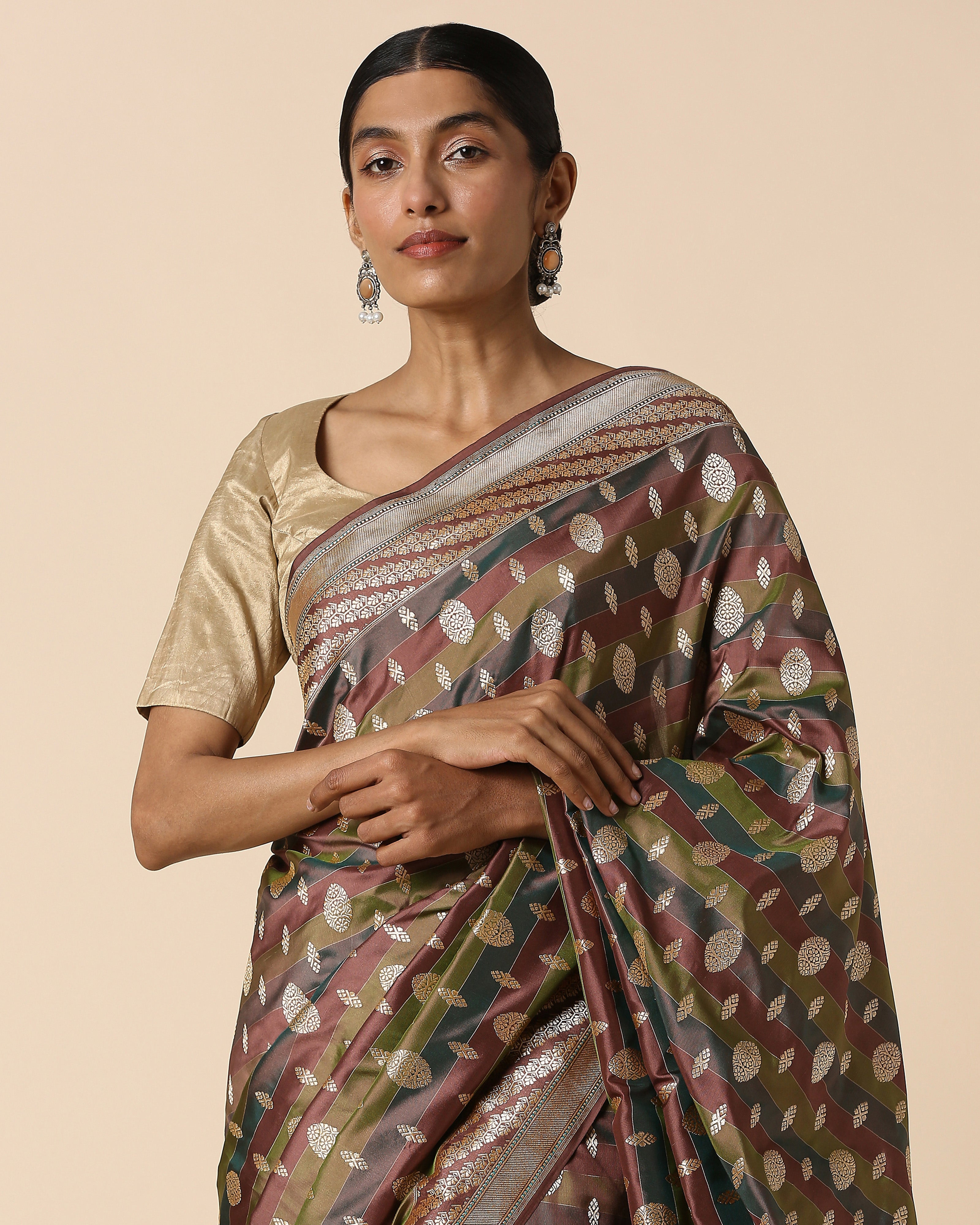 Bakhu Banarasi Kadwa Silk Saree