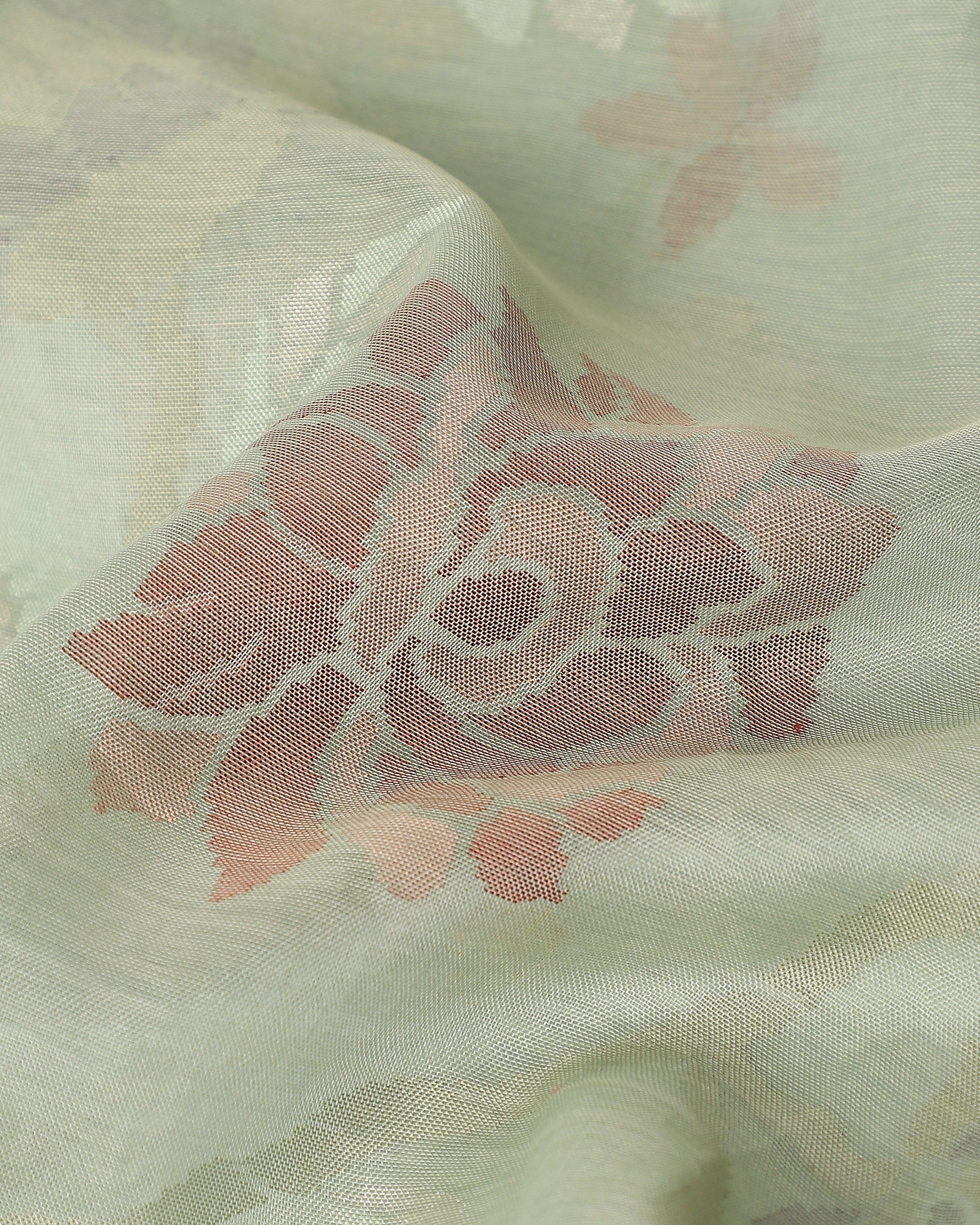 Madhul Banarasi Jamdani Silk Cotton Saree